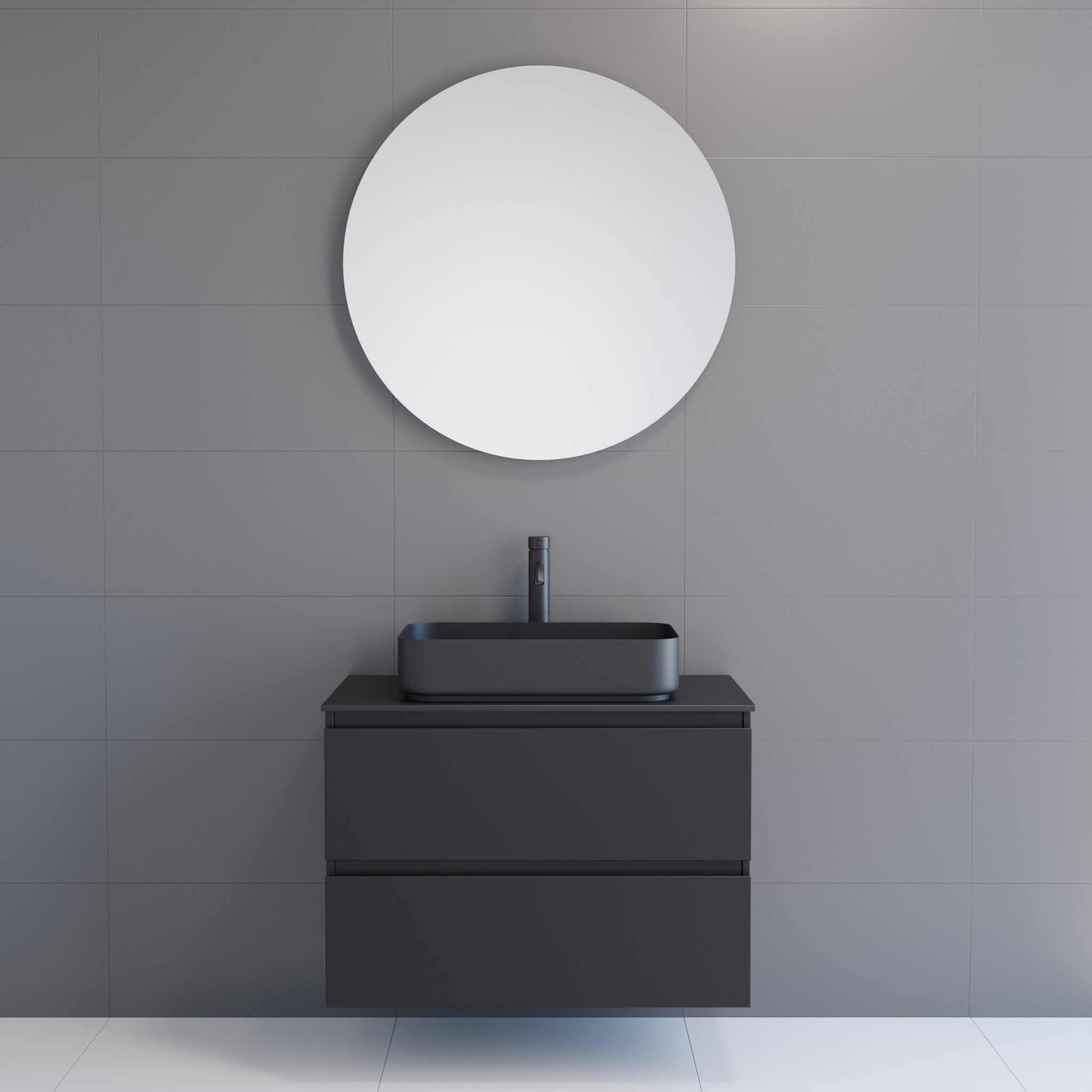 Nordborg Spegel, Rund - Speglar - BATH DELUXE - EXCLUSIVE - 01 - 060 - 00 - 58 - 00 - BATHDELUXE SWEDEN