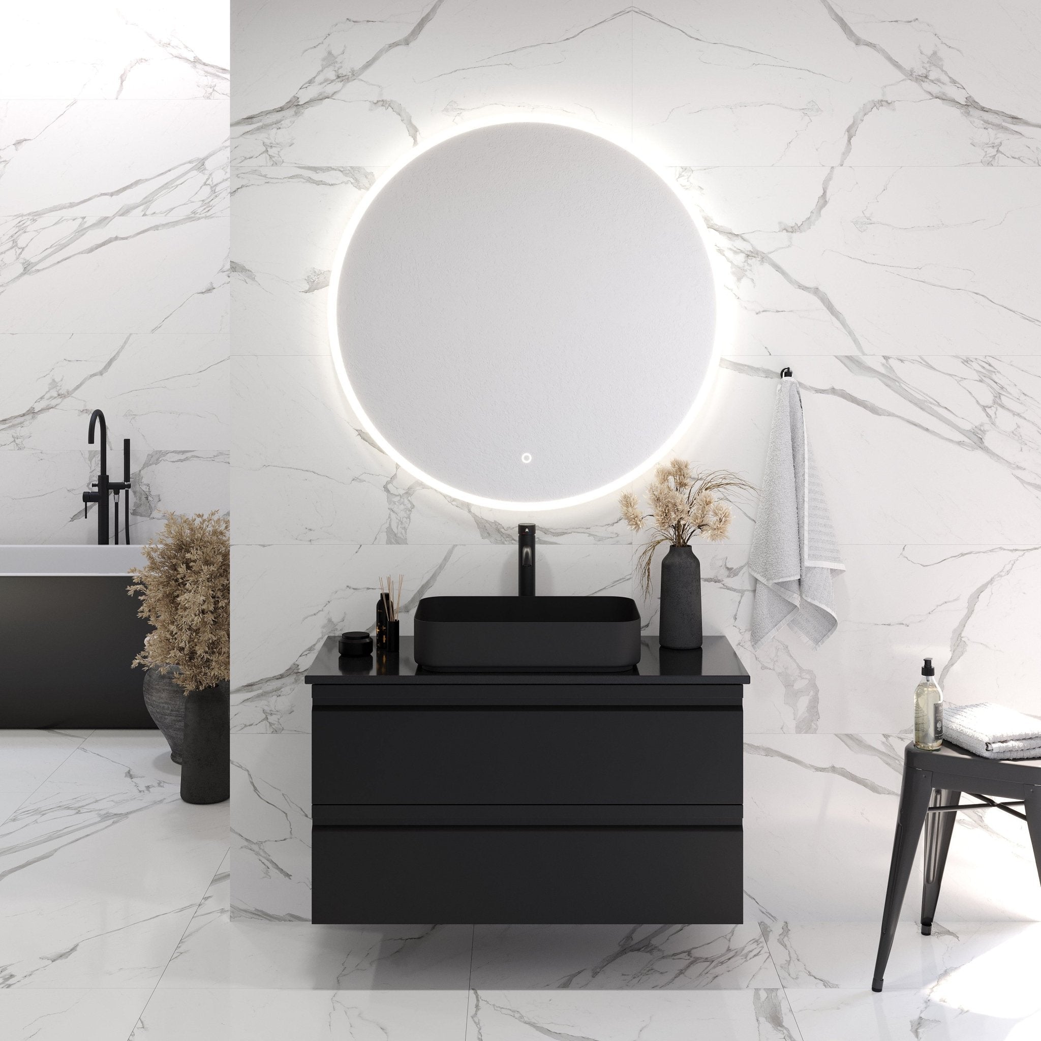 Fornæs, Spegel LED, Spegel - 60 cm - Spegel - LED - BATH DELUXE - EXCLUSIVE - 01-060-08-58-00 - BATHDELUXE SWEDEN