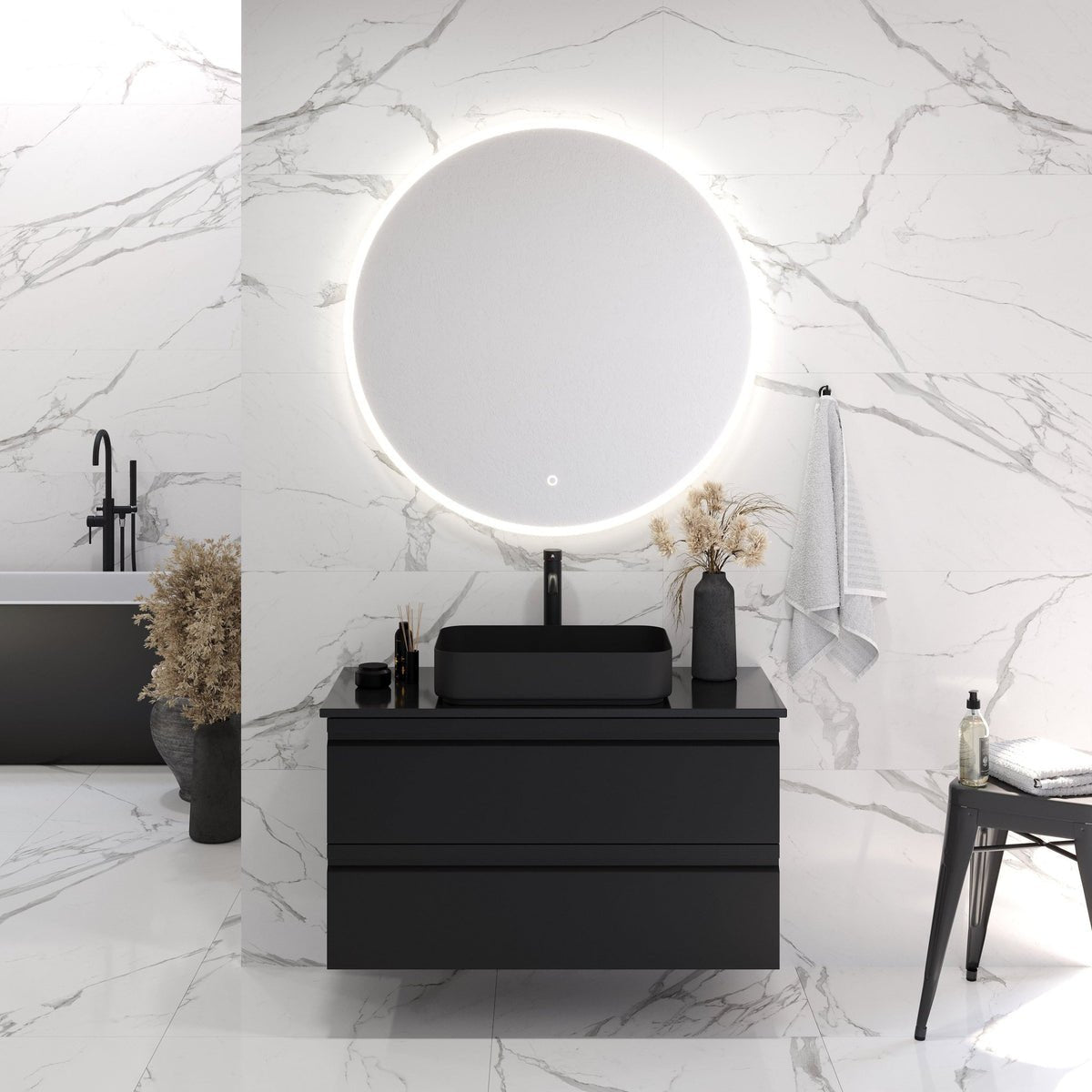 Fornæs rund LED spegl - Speglar - BATH DELUXE - EXCLUSIVE - 01 - 100 - 08 - 58 - 00 - BATHDELUXE SWEDEN