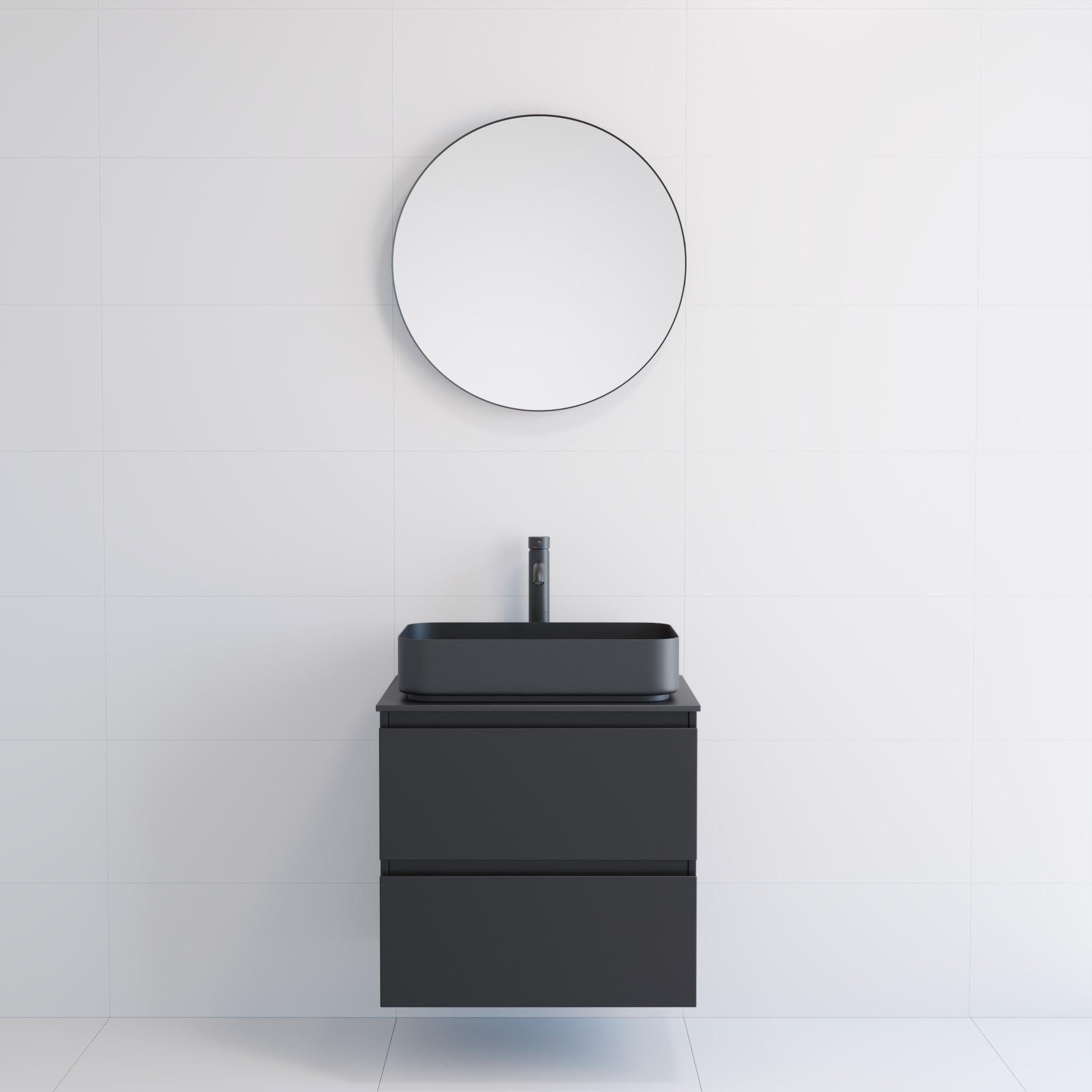Borgsted, Mirror, Black Mat - 100 cm - MASTERSTORE - 8595677134070 - Mirror - 01 - 100 - 09 - 02 - 00 - 8595677134070