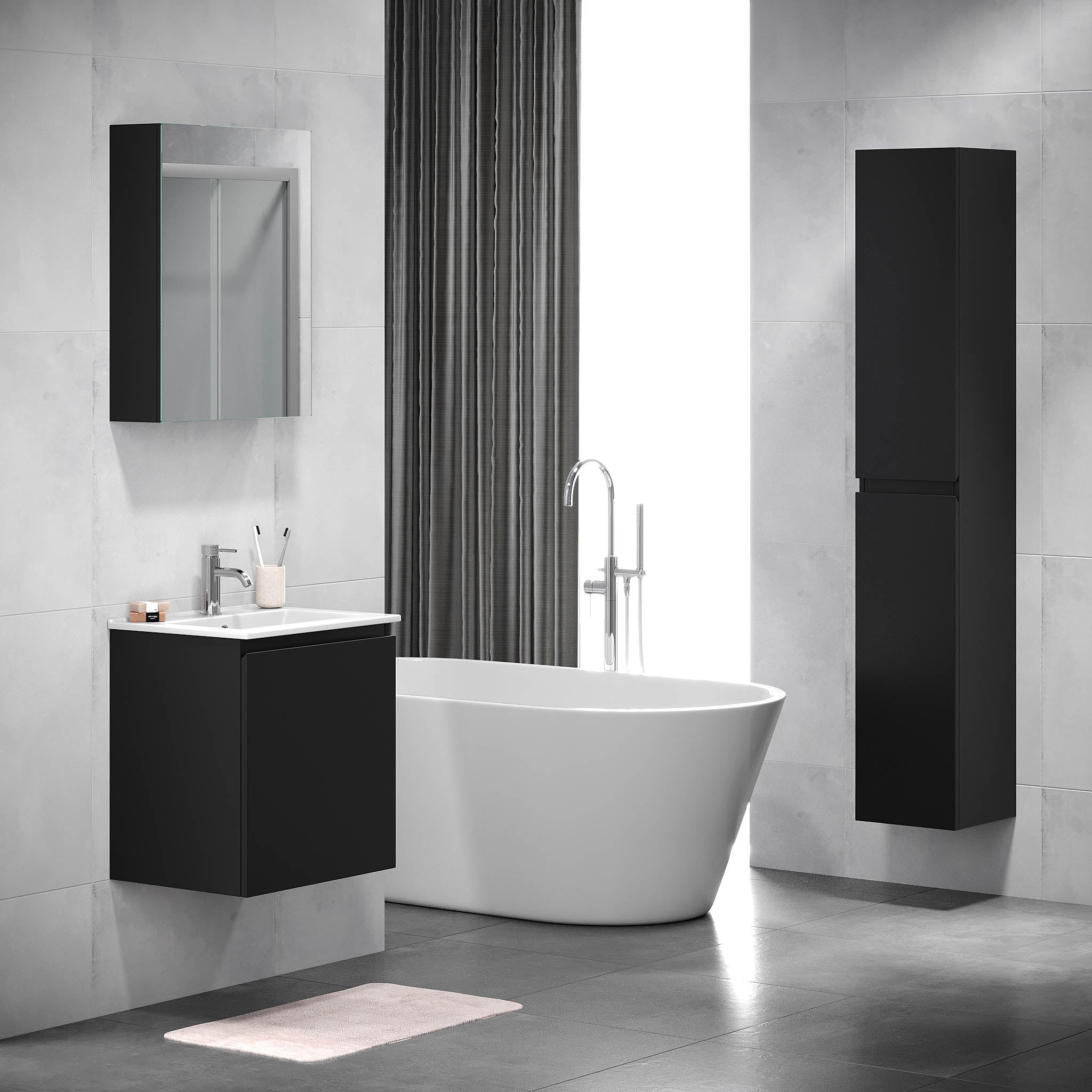 Kenwood Spegelskåp - Spegelskåp - BATH DELUXE - BASIC - 02 - 050 - 63 - 02 - 01 - BATHDELUXE SWEDEN