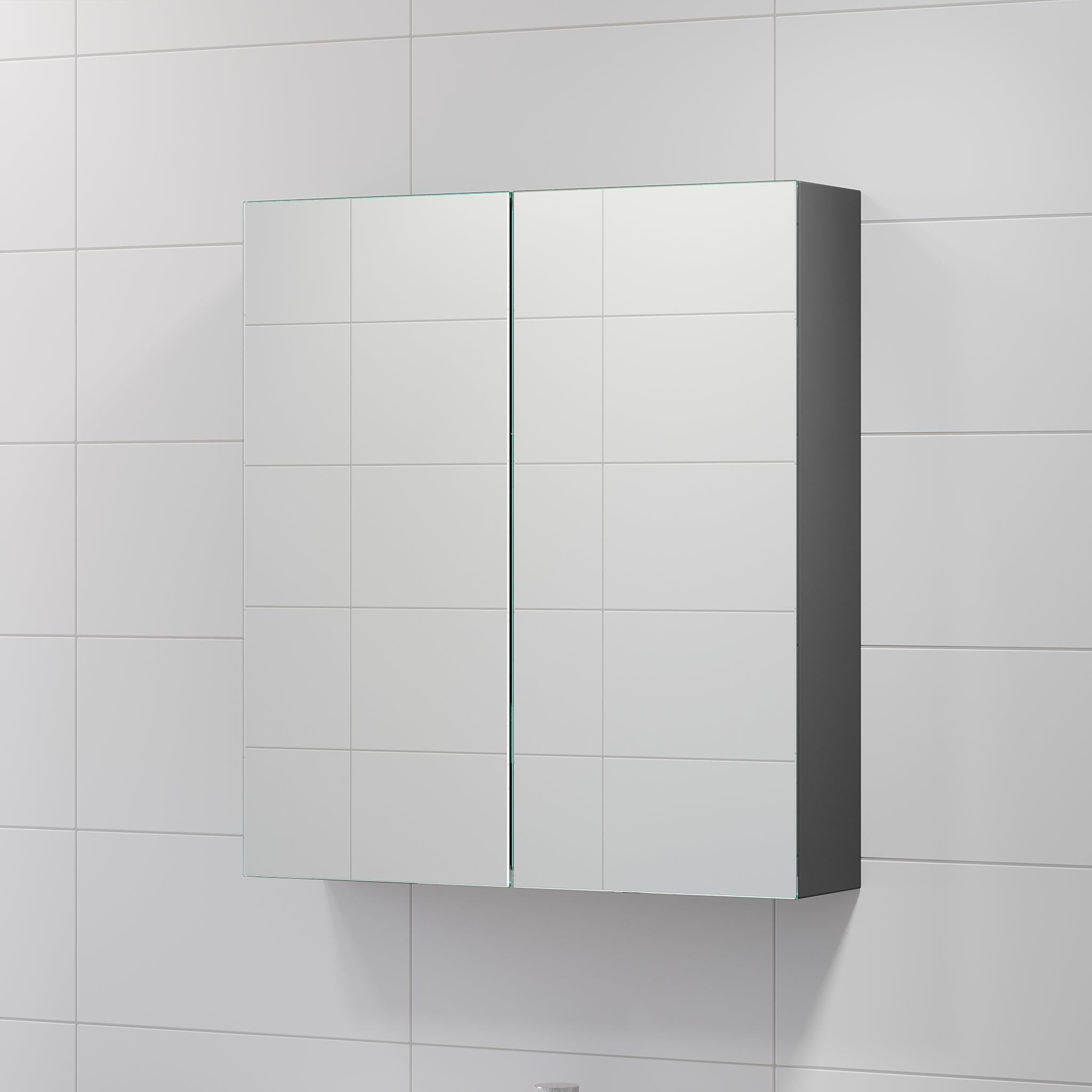 Morgedal Spegelskåp, Mörkgrå - Spegelskåp - BATH DELUXE - EXCLUSIVE - 02 - 060 - 52 - 03 - 00 - BATHDELUXE SWEDEN