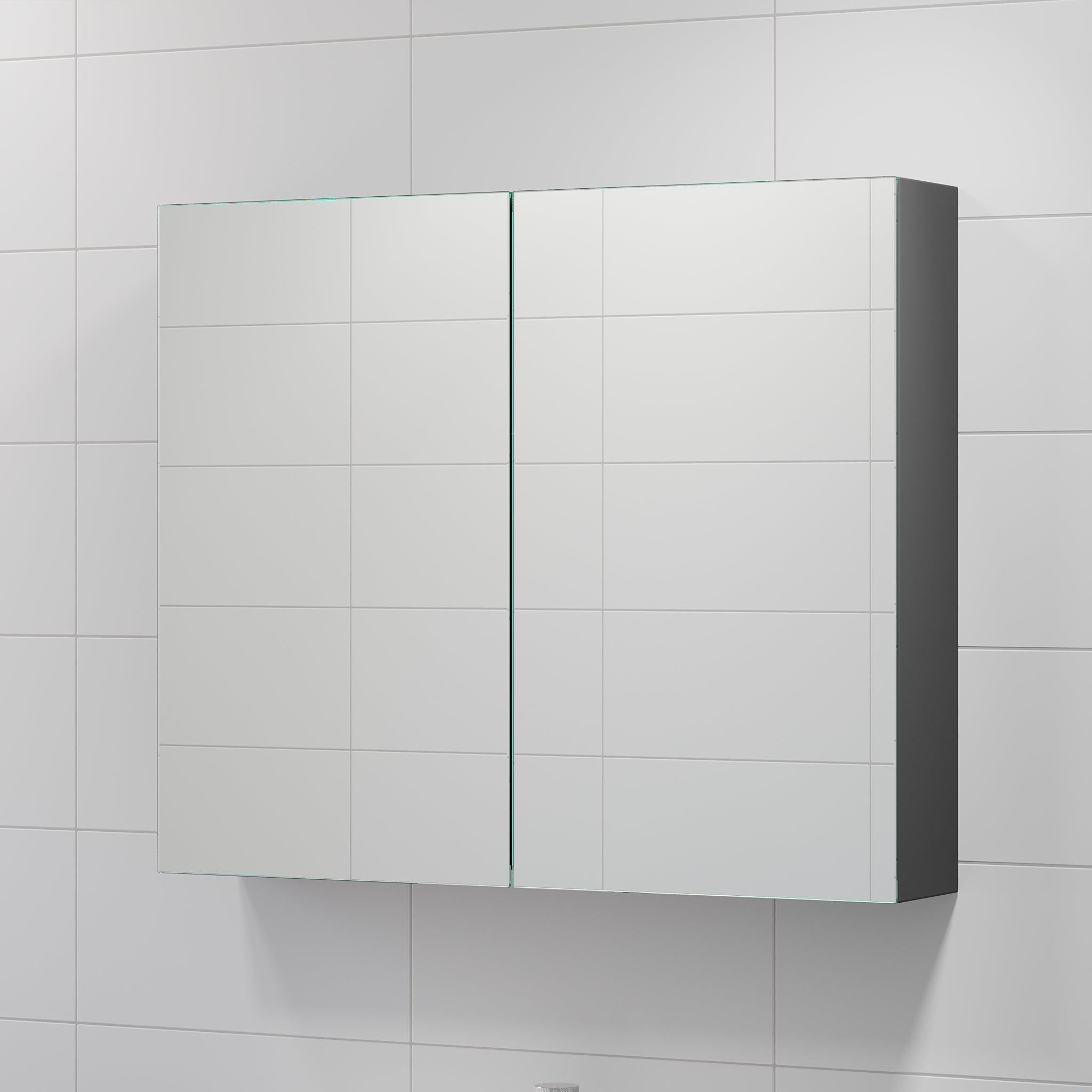 Morgedal Spegelskåp, Mörkgrå - Spegelskåp - BATH DELUXE - EXCLUSIVE - 02 - 080 - 53 - 43 - 00 - BATHDELUXE SWEDEN