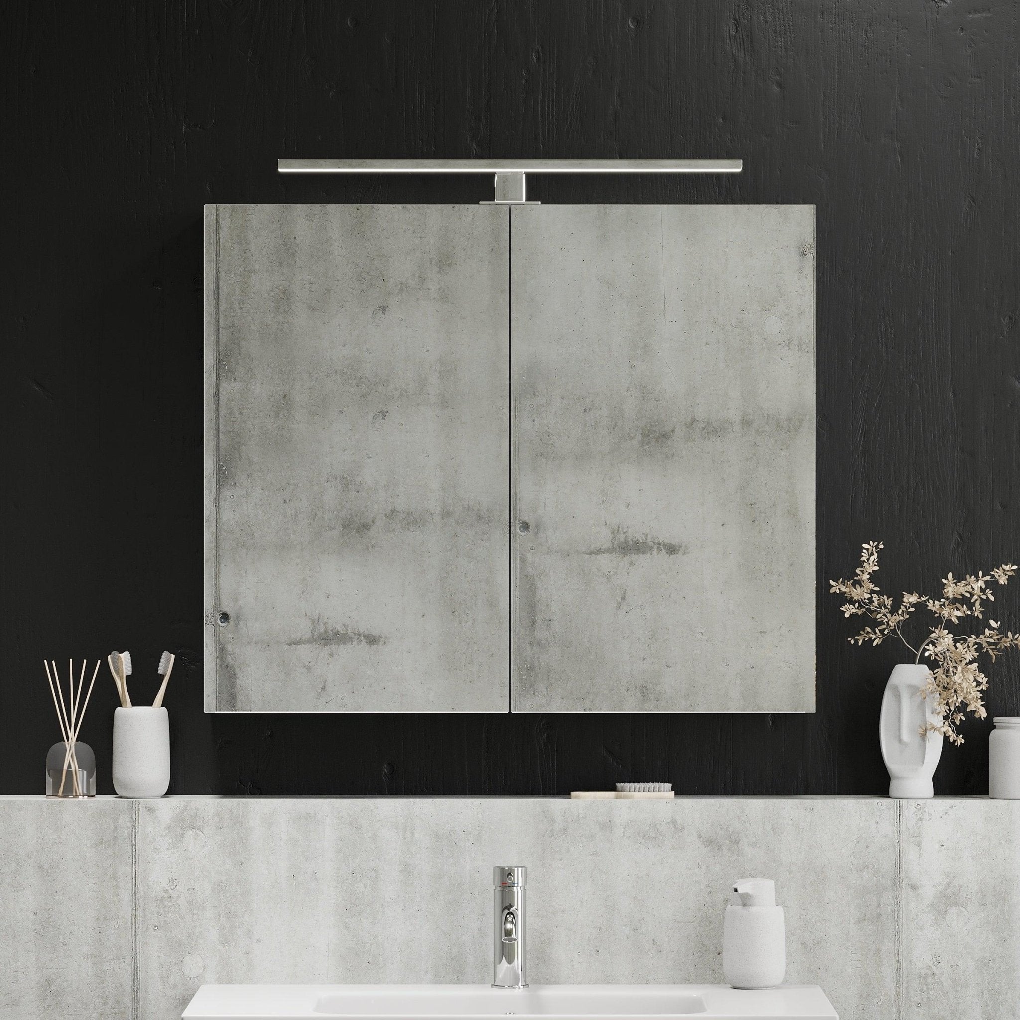 Morgedal, Spegelskåp, Vit Matta - 100 cm - Spegelskåp - BATH DELUXE - EXCLUSIVE - 02-100-53-01-00 - BATHDELUXE SWEDEN