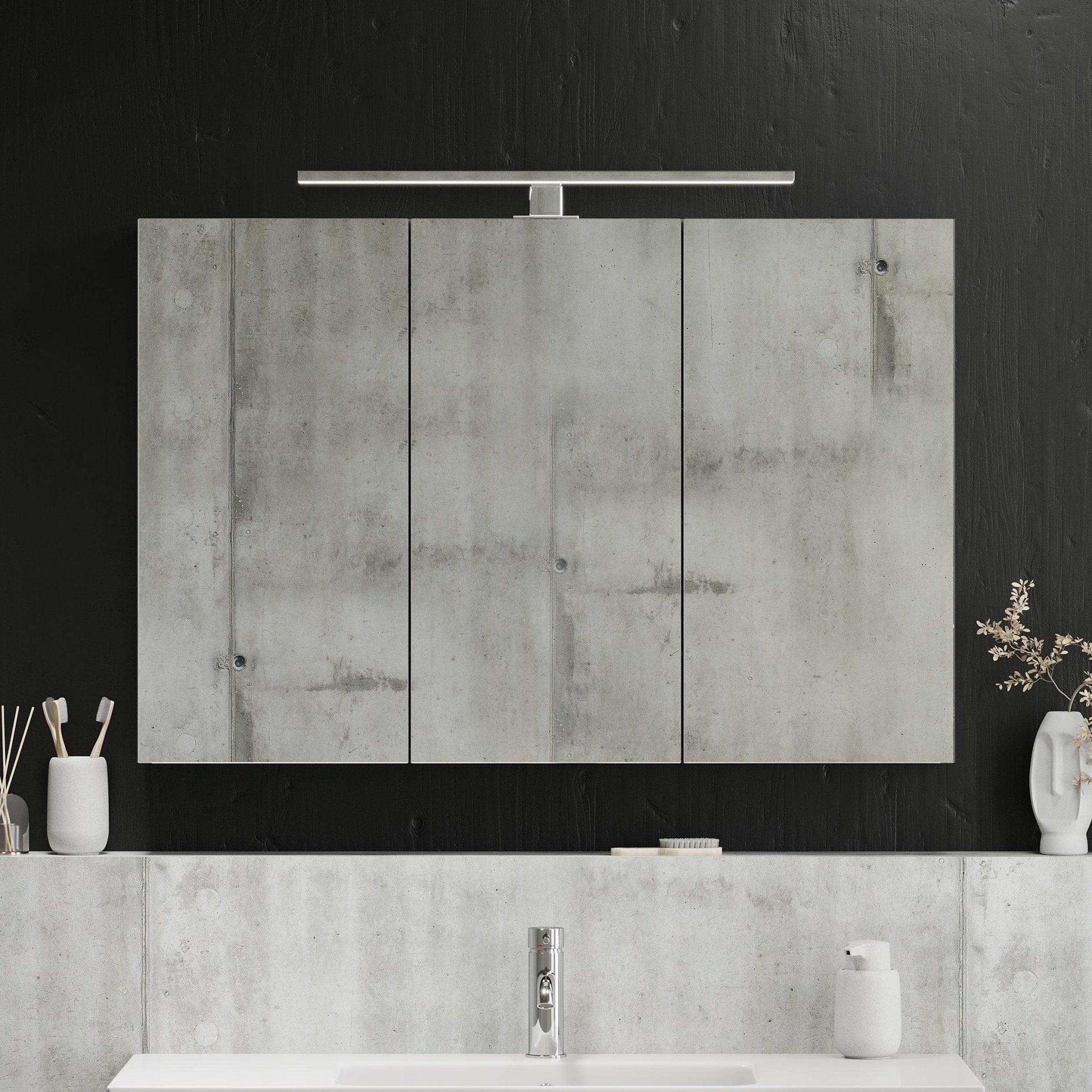 Morgedal, Spegelskåp, Vit Matta - 100 cm - Spegelskåp - BATH DELUXE - EXCLUSIVE - 02-100-53-01-00 - BATHDELUXE SWEDEN