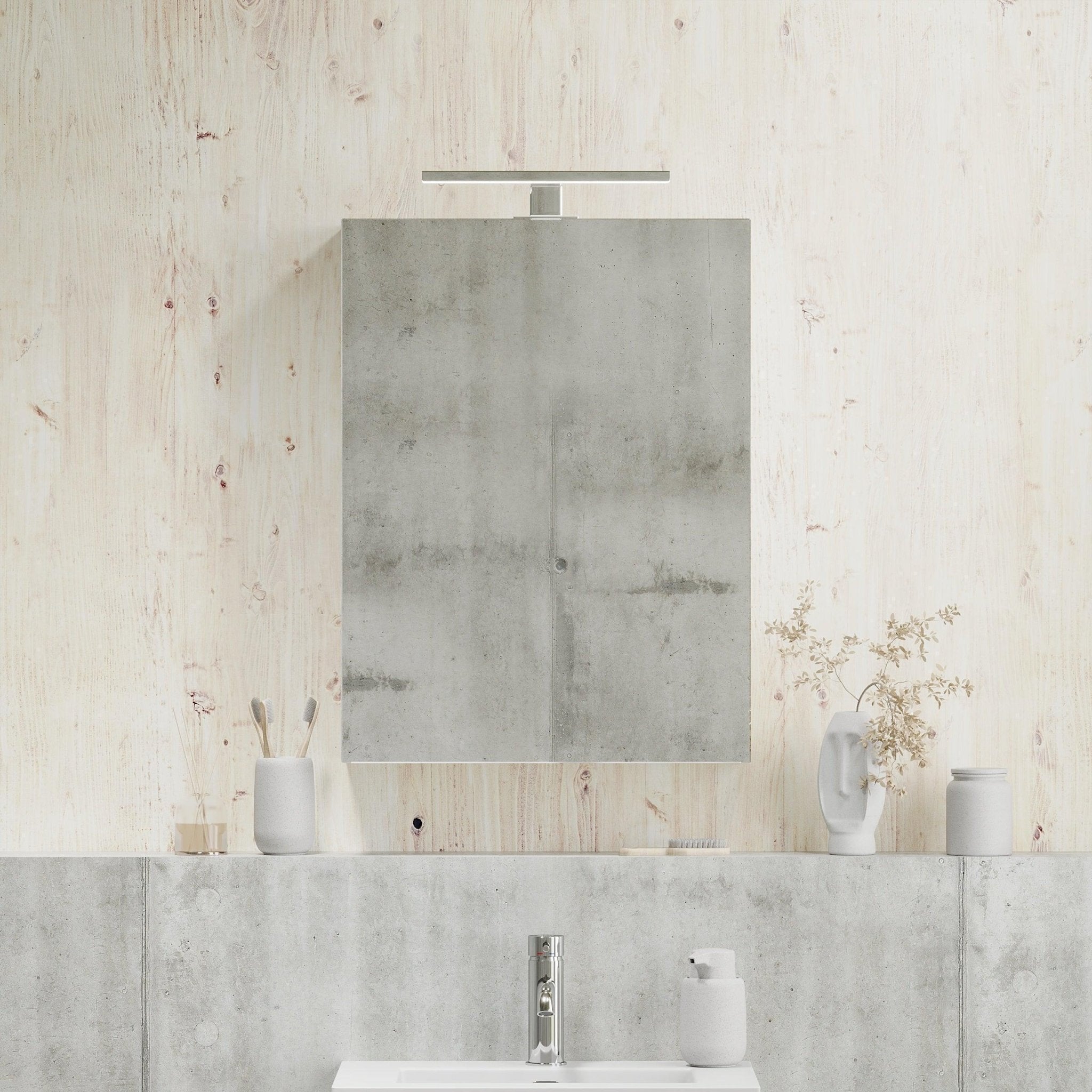 Morgedal, Spegelskåp, Vit Matta - 100 cm - Spegelskåp - BATH DELUXE - EXCLUSIVE - 02-100-53-01-00 - BATHDELUXE SWEDEN