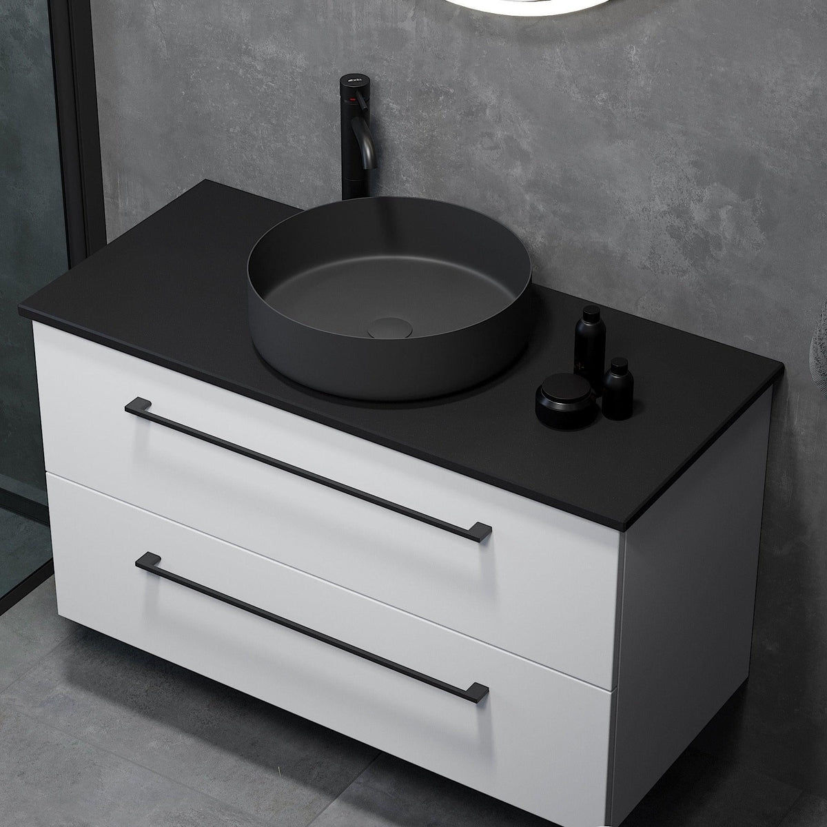 Ljørdal, Wash Basin, Black Mat - 40 cm - MASTERSTORE - 8595677129151 - Wash Basin - 06 - 040 - 16 - 02 - 00 - 8595677129151