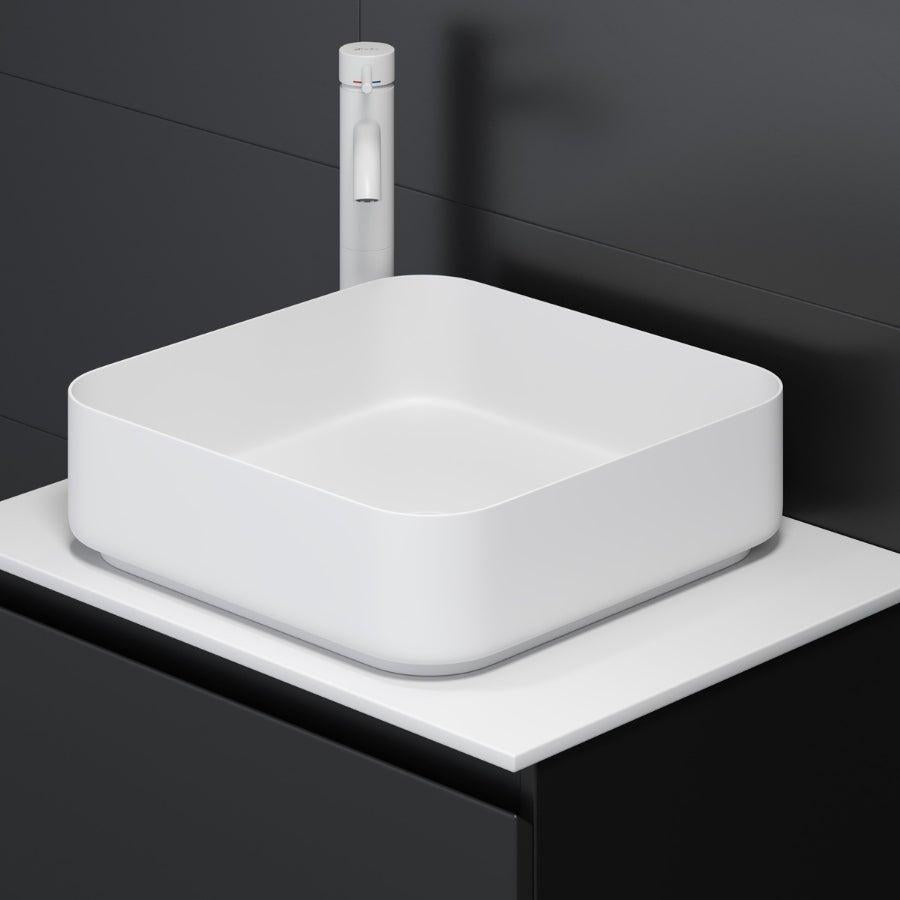 Ljørdal, Wash Basin, White Mat - 40 cm - MASTERSTORE - 8595677136111 - Wash Basin - 06 - 040 - 17 - 01 - 00 - 8595677136111