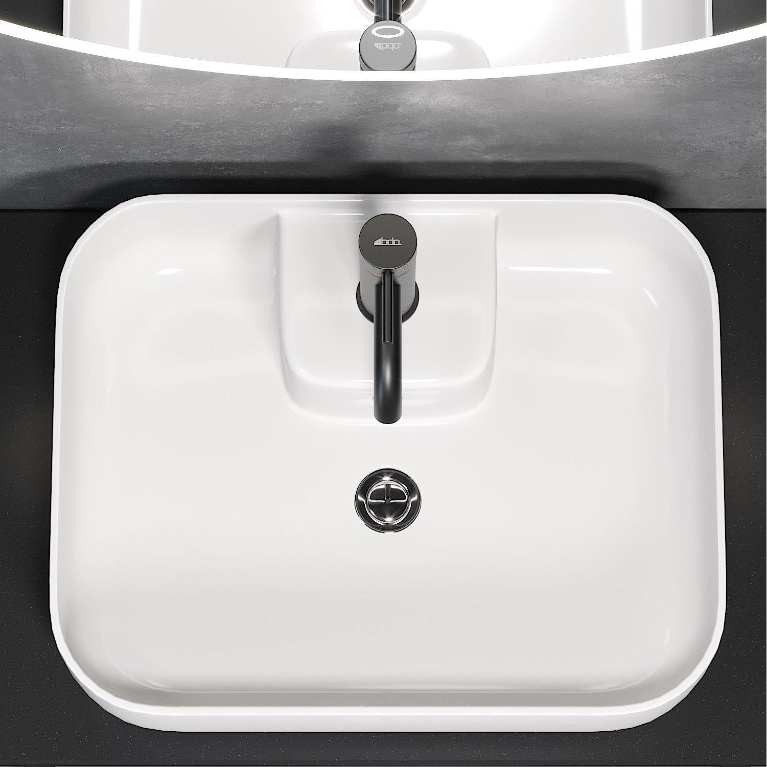 Kristiansand Fristående Tvättställ, Vitt - Handfat - BATH DELUXE - EXCLUSIVE - 06 - 050 - 12 - 11 - 00 - BATHDELUXE SWEDEN