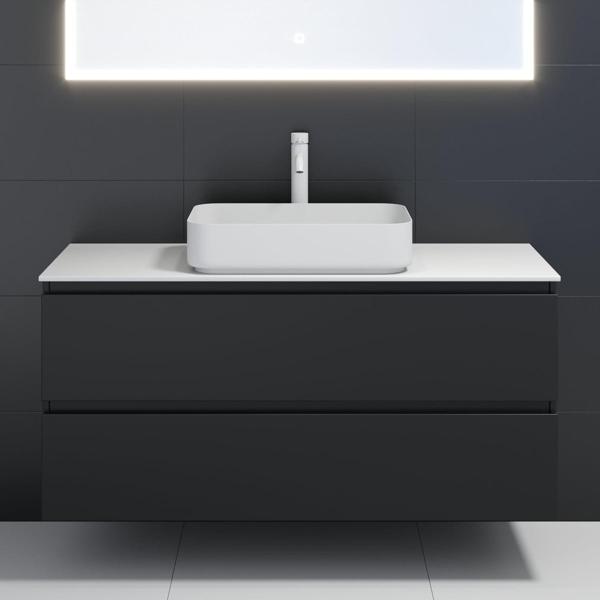 Ljørdal, Wash Basin, White Mat - 52 cm - MASTERSTORE - 8595677136159 - Wash Basin - 06 - 052 - 18 - 01 - 00 - 8595677136159