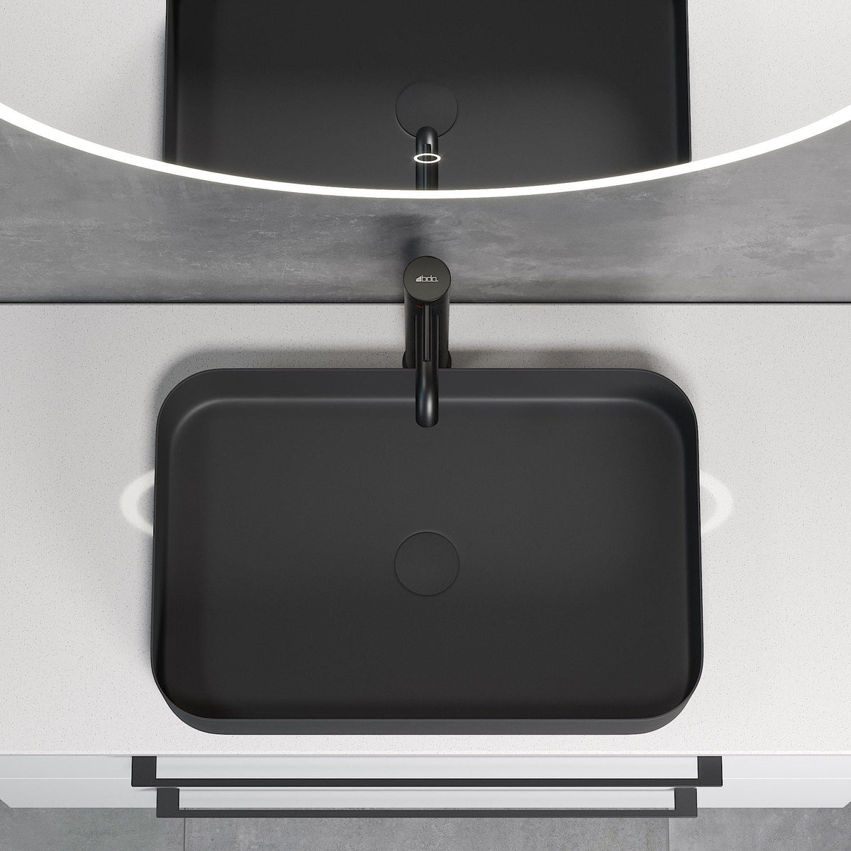 Ljørdal, Wash Basin, Black Mat - 52 cm - MASTERSTORE - 8595677129199 - Wash Basin - 06 - 052 - 18 - 02 - 00 - 8595677129199