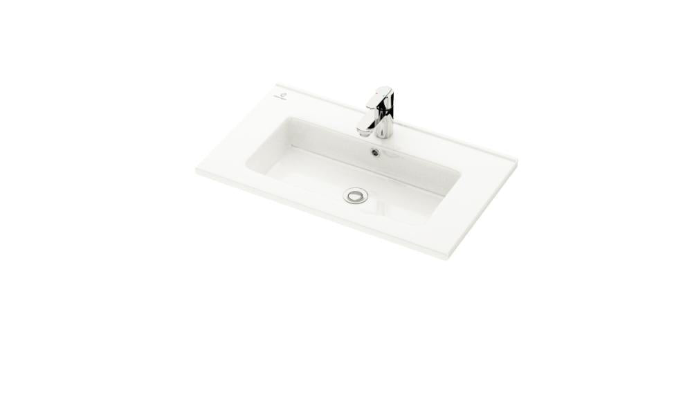 Lillehammer, Wash Basin, White Glossy - 60 cm - MASTERSTORE - 8594175646252 - Wash Basin - 06 - 060 - 06 - 11 - 00 - 8594175646252