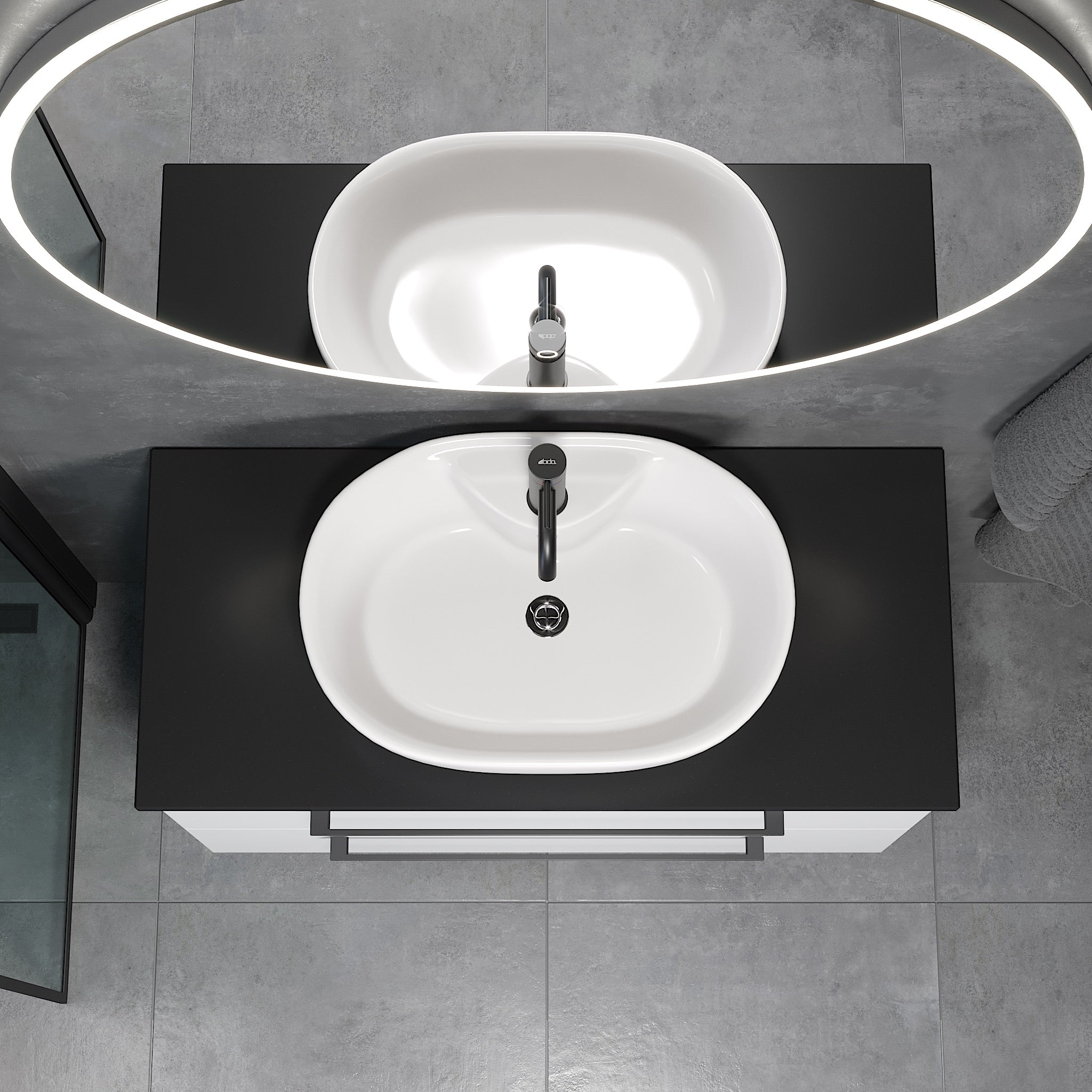 Tromsø, Wash Basin, White Glossy - 59,5 cm - MASTERSTORE - 8594175642223 - Wash Basin - 06 - 060 - 08 - 11 - 00 - 8594175642223