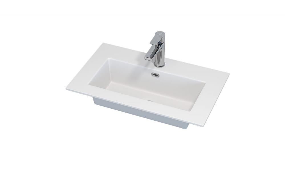 Haraldslund, Wash Basin, White Mat - 60 cm - MASTERSTORE - 8595677135626 - Wash Basin - 06 - 060 - 80 - 01 - 00 - 8595677135626