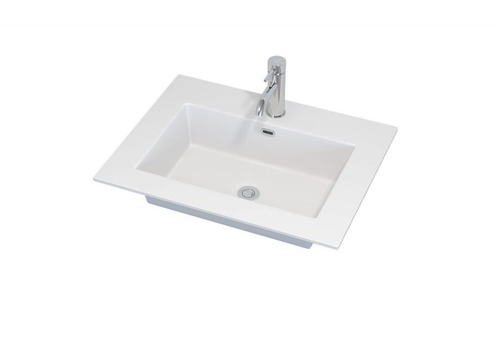 Haraldslund, Wash Basin, White Mat - 60 cm - MASTERSTORE - 8595677135640 - Wash Basin - 06 - 060 - 81 - 01 - 00 - 8595677135640