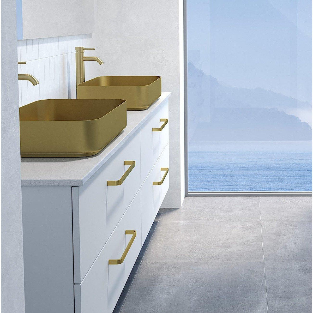 Steinkjer, Countertop, Grey Glossy - 81,4 cm - MASTERSTORE - 8594175645187 - Countertop - 06 - 080 - 20 - 01 - 00 - 8594175645187