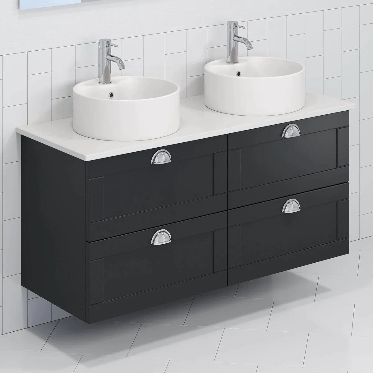 Stainkjer Bänkskiva, Vit - Bänkskivor - BATH DELUXE - PRESTIGE - 06 - 120 - 20 - 01 - 00 - BATHDELUXE SWEDEN