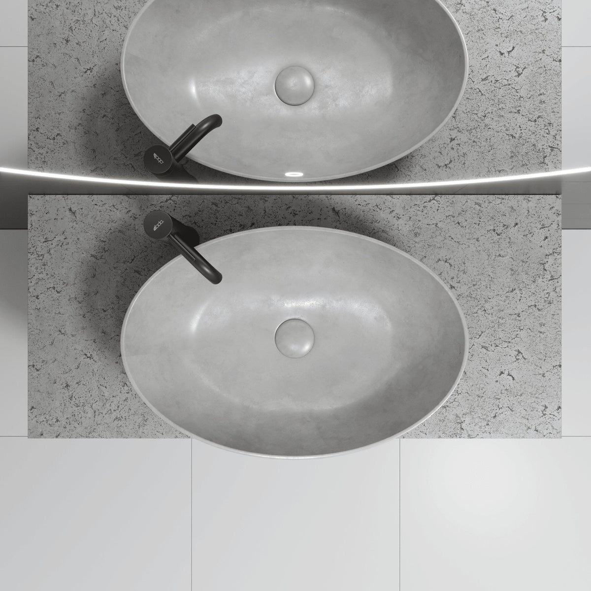 Beton, Countertop, Grey Concrete - 121,4 cm - MASTERSTORE - 8595677134414 - Countertop - 06 - 120 - 21 - 23 - 00 - 8595677134414