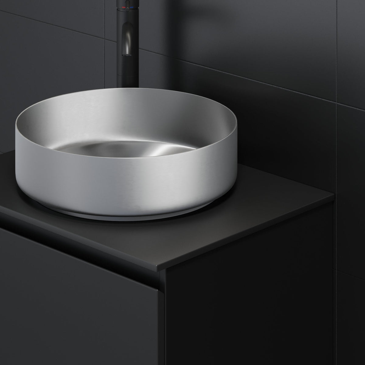 Sandvika, Countertop, Black Mat - 120 cm - MASTERSTORE - 8595677134513 - Countertop - 06 - 120 - 31 - 02 - 00 - 8595677134513