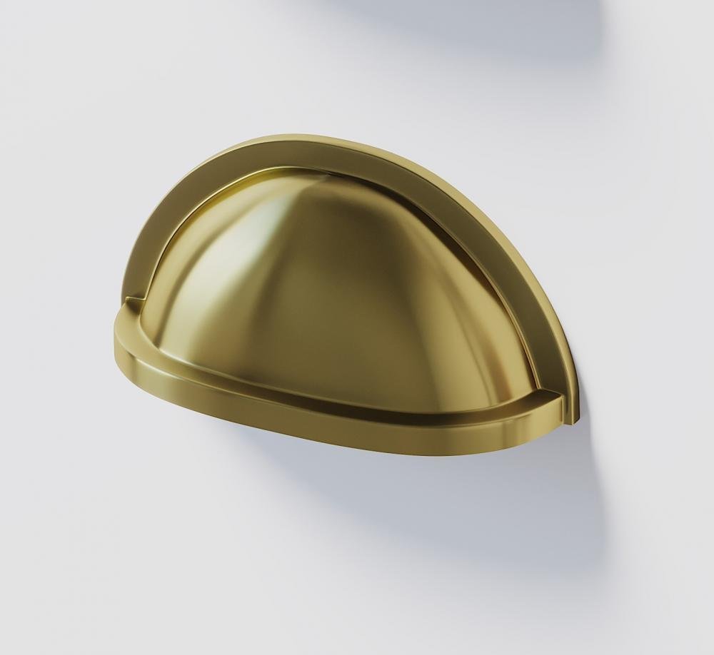 D, Handle, Brass Mat - 8 cm - MASTERSTORE - 8595677130591 - Handle - 07-008-04-70-00 - 8595677130591