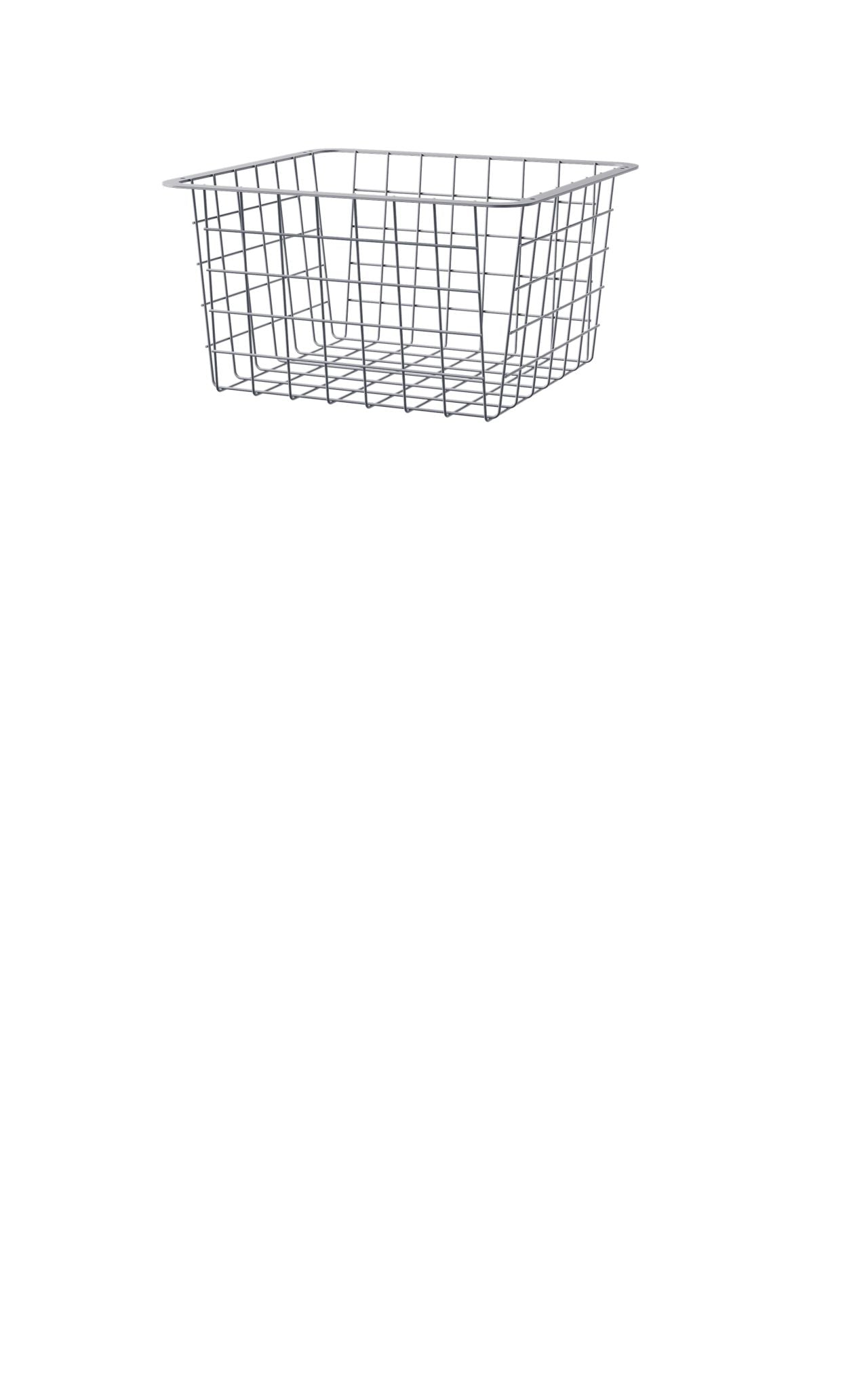 Laundry wire basket for tall cabinets - 72 cm - fits in 35 cm tall cabinets - gray - Fjäll - MASTERSTORE - 8595677134766 - Accessories for Bathroom Furniture - 08-072-00-67-00 - 8595677134766