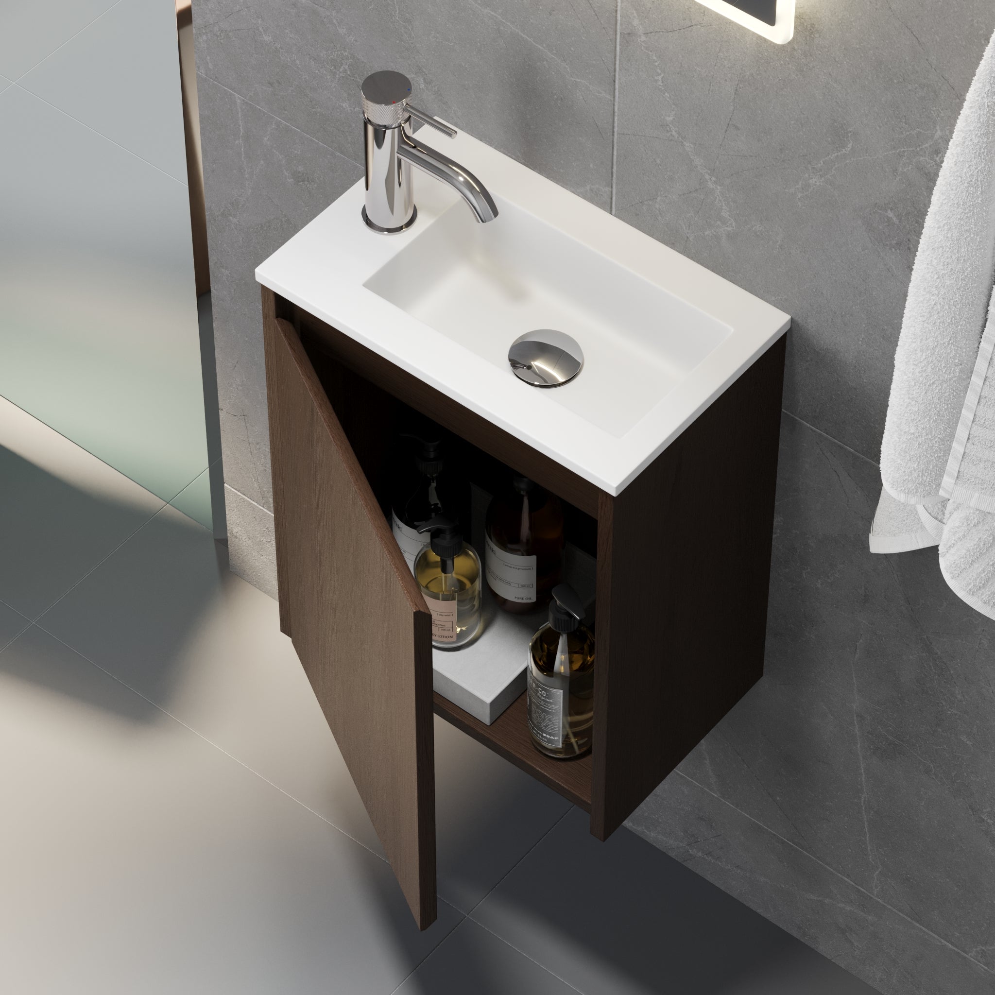 Tvättställsskåp Como - Badrumsmöbler - BATH DELUXE - BASIC - 09 - 040 - 11 - 86 - 02 - BATHDELUXE SWEDEN