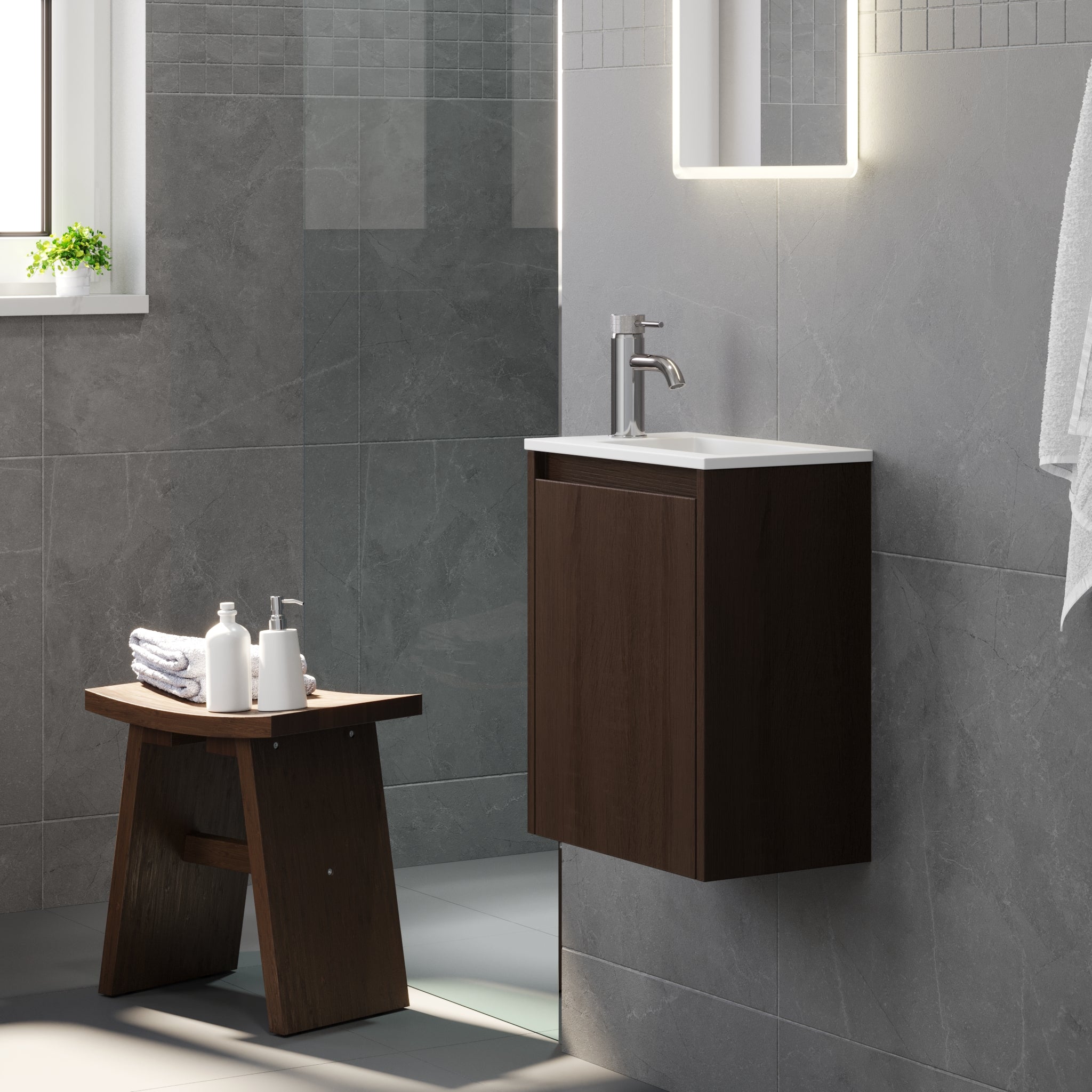 Tvättställsskåp Como - Badrumsmöbler - BATH DELUXE - BASIC - 09 - 040 - 11 - 86 - 02 - BATHDELUXE SWEDEN