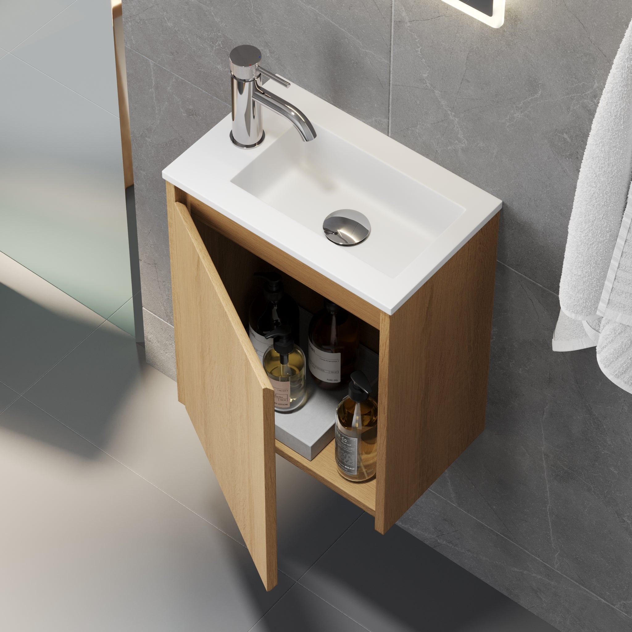 Como, Furniture Set - One Box, Walnut - 40 cm - MASTERSTORE - 8595677192988 - Furniture Set - One Box - 09-040-11-84-02 - 8595677192988