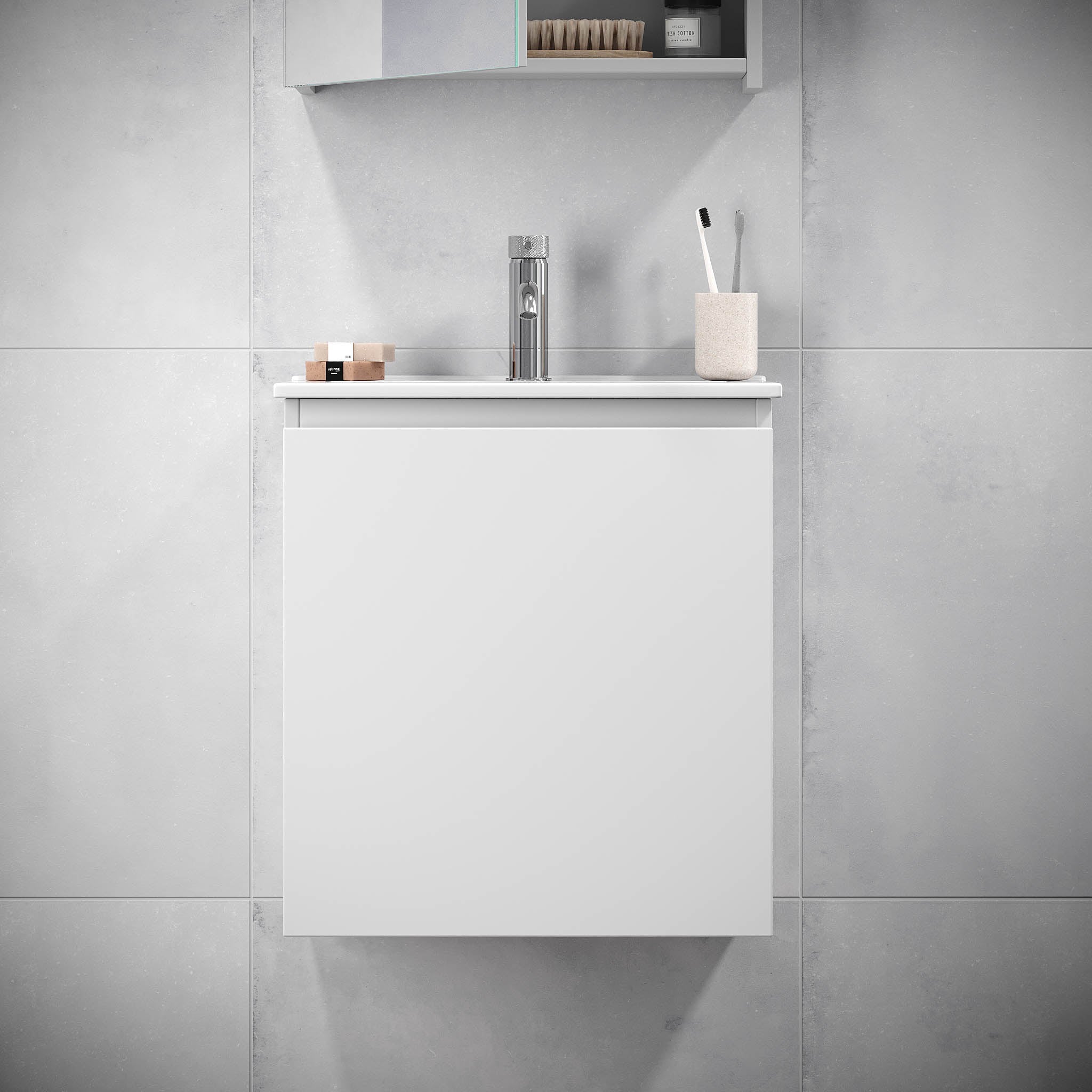 Kenwood Badrumsmöbel - Tvättställsskåp - BATH DELUXE - BASIC - 09 - 050 - 63 - 02 - 01 - BATHDELUXE SWEDEN