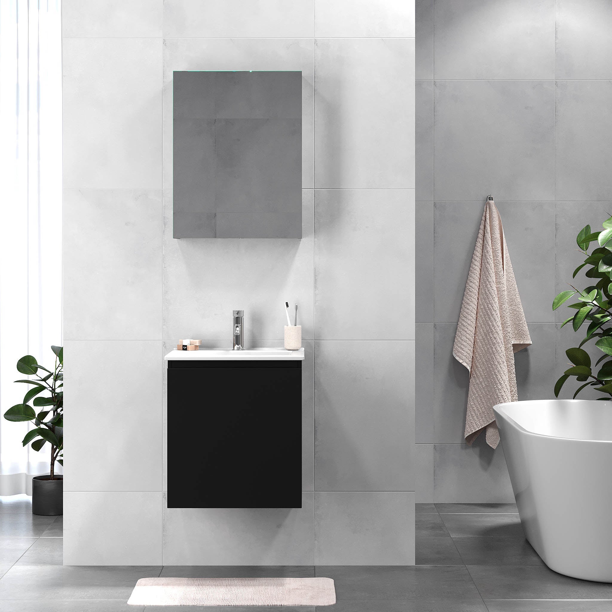 Kenwood Badrumsmöbel - Tvättställsskåp - BATH DELUXE - BASIC - 09 - 050 - 63 - 02 - 01 - BATHDELUXE SWEDEN