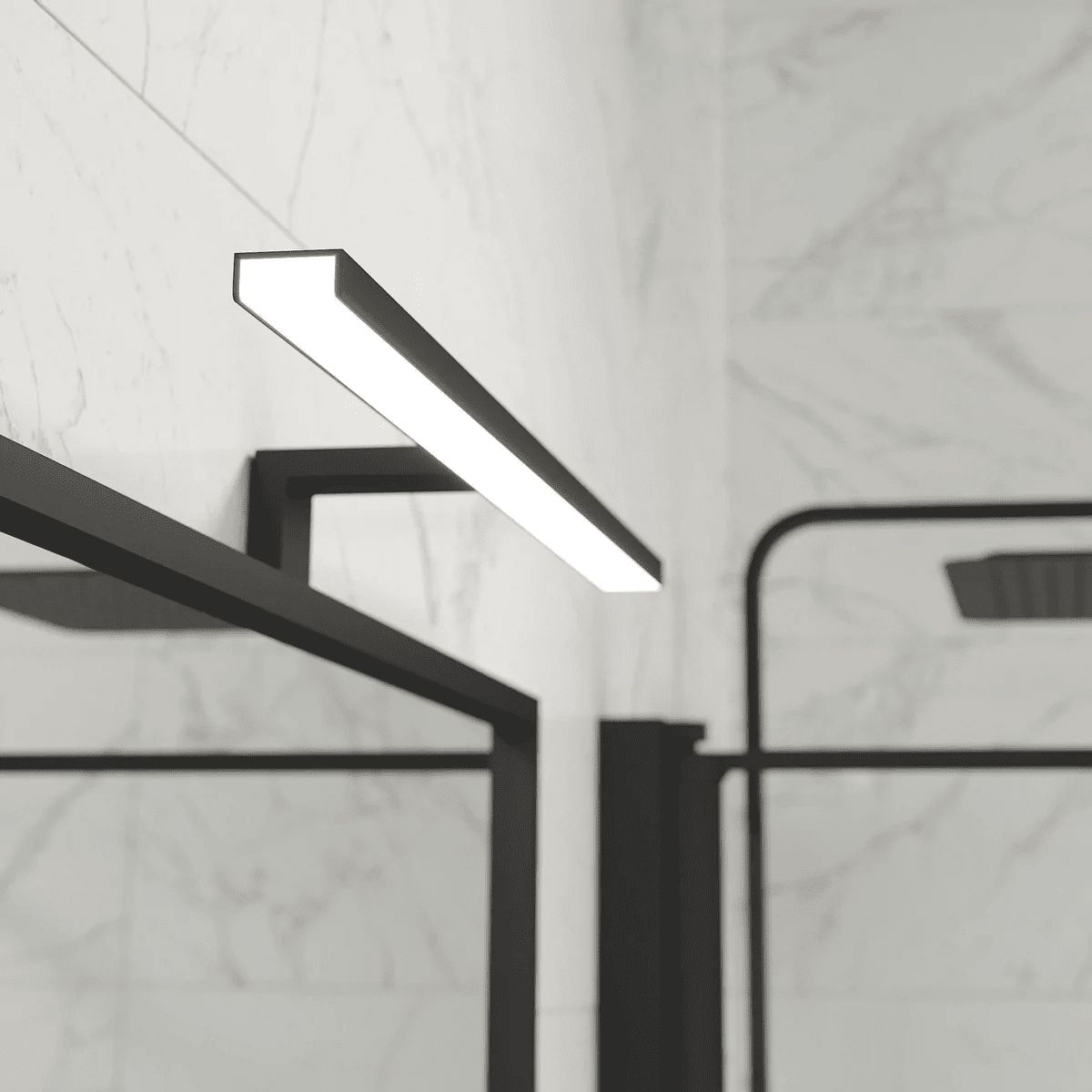 LED bathroom lamp - 80 cm - IP44 - matt black - Lynæs - MASTERSTORE - 8594175644494 - Bathroom Lighting - 10-080-03-02-00 - 8594175644494