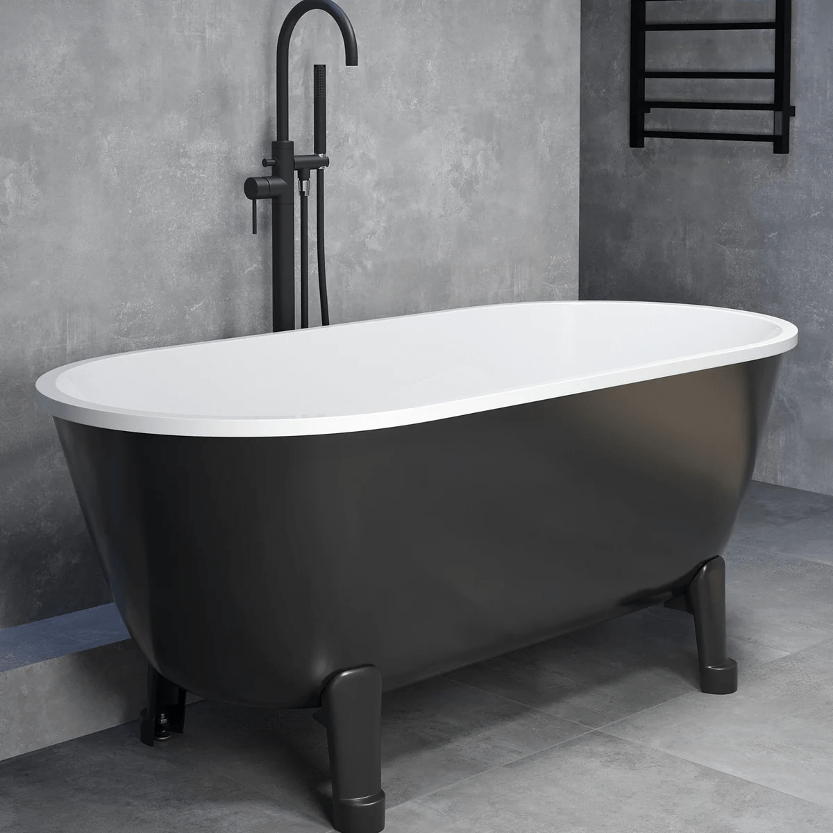 Rønne Tassbadkar - Fristående badkar - BATH DELUXE - PRESTIGE - 11 - 160 - 32 - 11 - 00 - BATHDELUXE SWEDEN