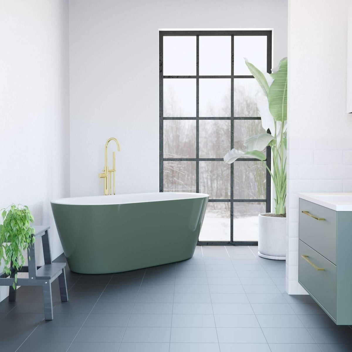 Vedbæk, Bathtub, White Glossy - 160 cm - MASTERSTORE - 8594175642841 - Bathtub - 11 - 160 - 62 - 11 - 00 - 8594175642841