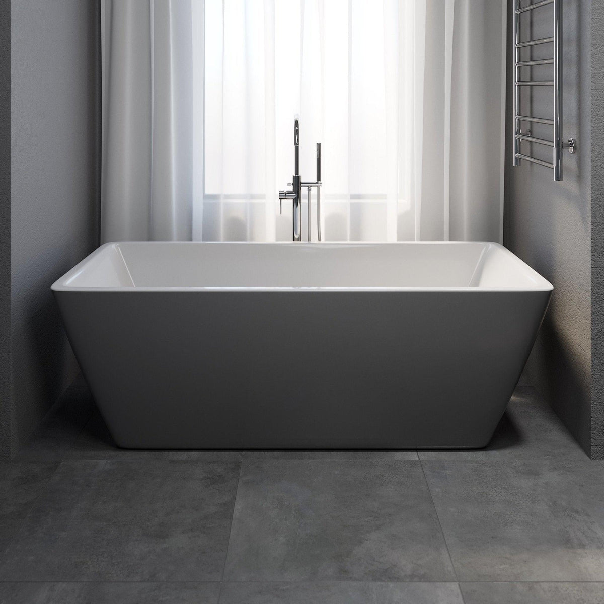 Marstal, Bathtub, Green Mat - 170 cm - MASTERSTORE - 8595677116540 - Bathtub - 11-170-61-05-00 - 8595677116540