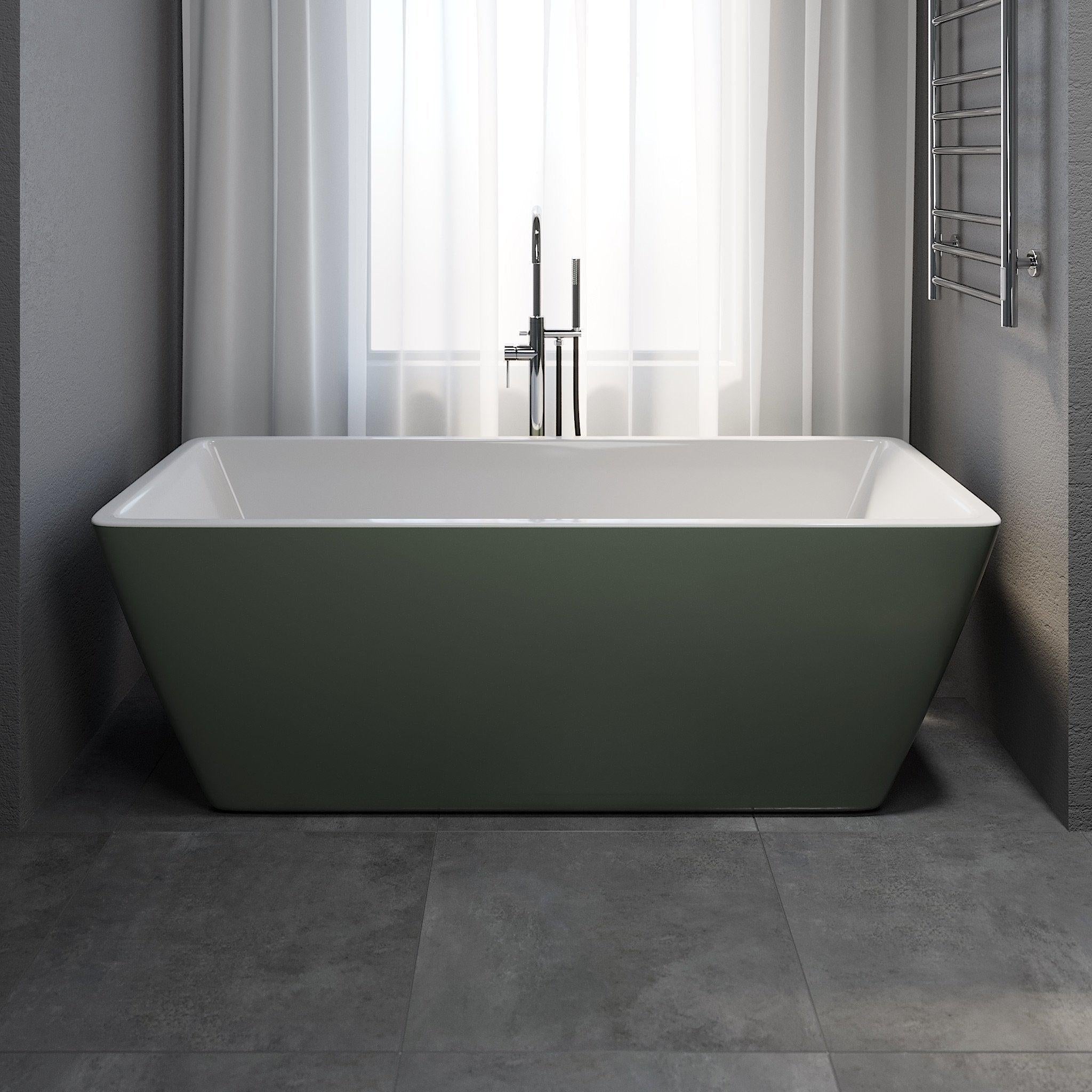 Marstal, Bathtub, Green Mat - 170 cm - MASTERSTORE - 8595677116540 - Bathtub - 11 - 170 - 61 - 05 - 00 - 8595677116540