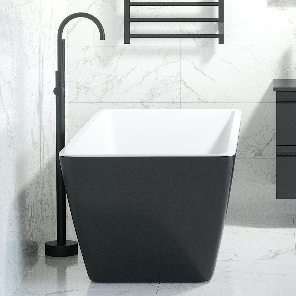 Marstal, Bathtub, White Glossy - 170 cm - MASTERSTORE - 8594175645972 - Bathtub - 11-170-61-11-00 - 8594175645972