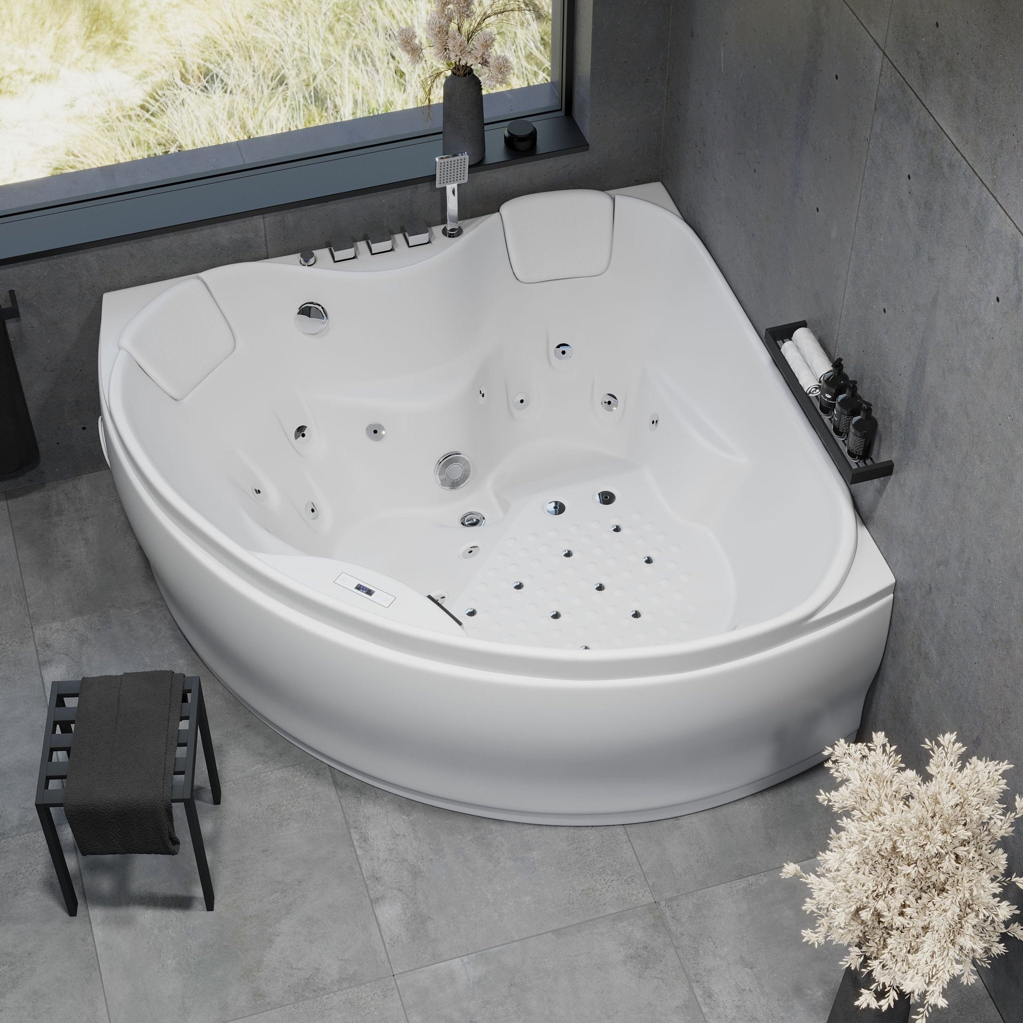 Ærø, Whirpool, White Glossy - 150 cm - MASTERSTORE - 8594175643916 - Whirpool - 12 - 150 - 13 - 11 - 00 - 8594175643916