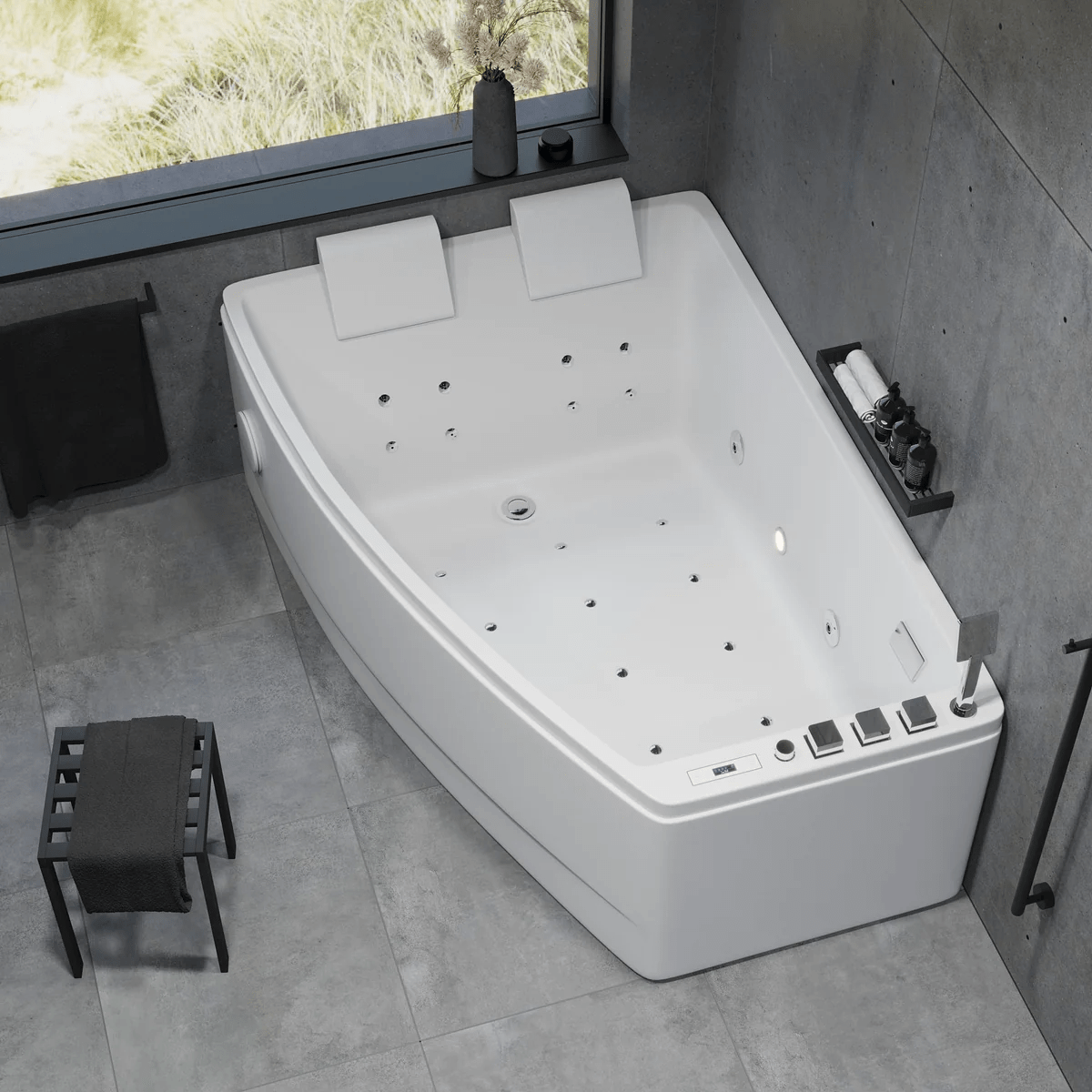 Vejlefjord Bubbelbadkar Hydro+Air - Bubbelbadkar - BATH DELUXE - EXCLUSIVE - 12 - 160 - 12 - 11 - 00 - BATHDELUXE SWEDEN