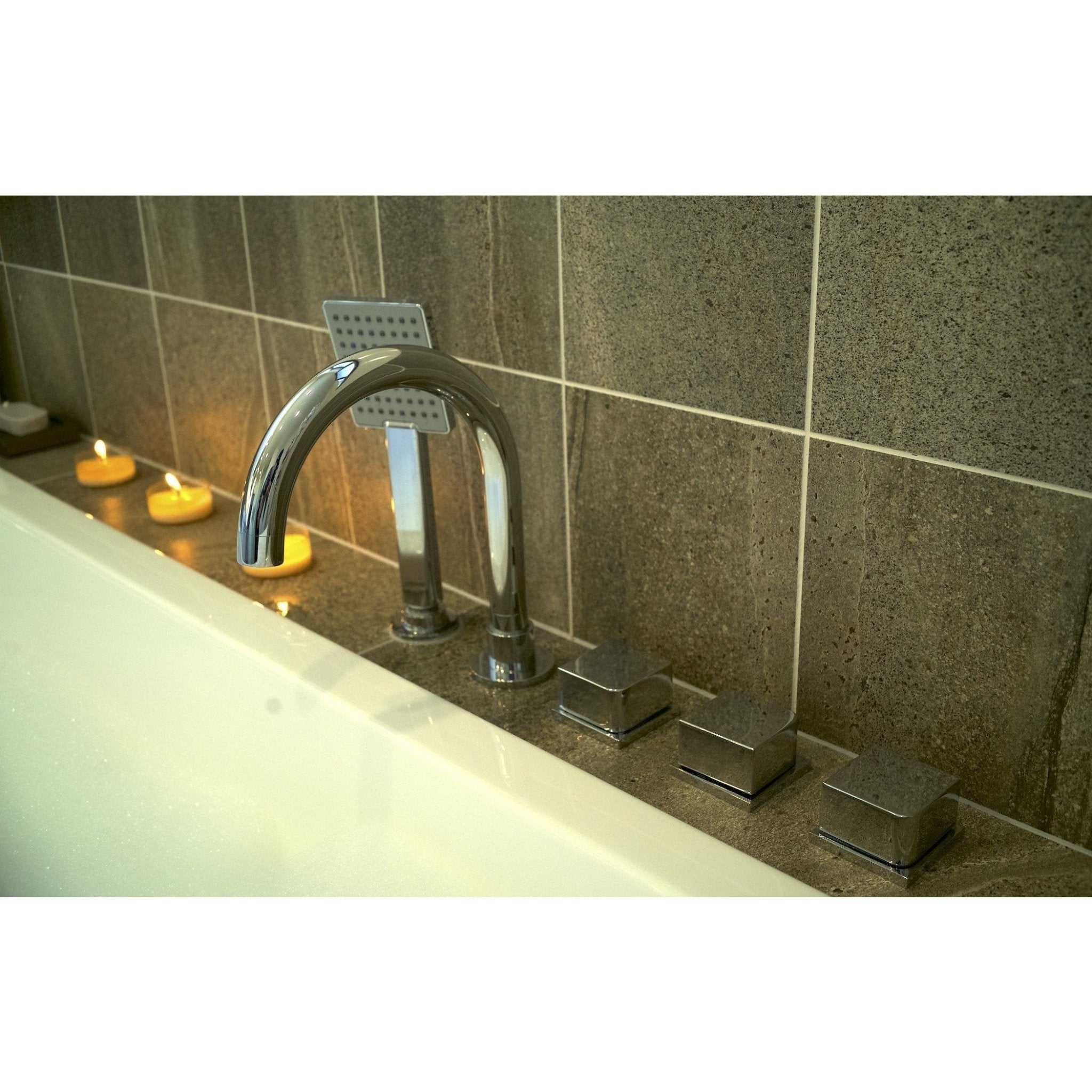 Nysted, Blandare - Badkar, Krom - 8 cm - Blandare - Badkar - BATH DELUXE - PRESTIGE - 13-050-00-60-00 - BATHDELUXE SWEDEN