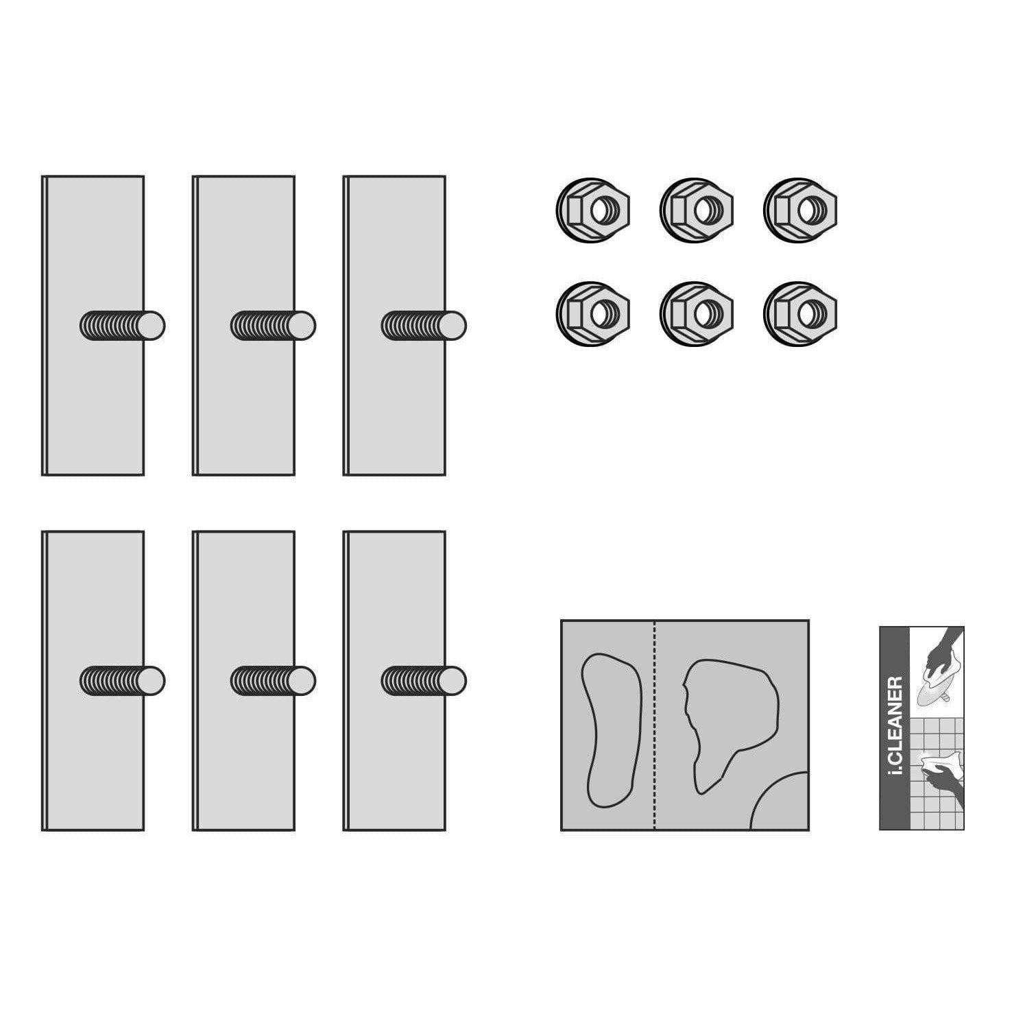 N/A, Accessories Cabin & Enclosure, Satin - 10 cm - MASTERSTORE - 0200500207064 - Accessories Cabin & Enclosure - 14 - 010 - 00 - 05 - 0200500207064