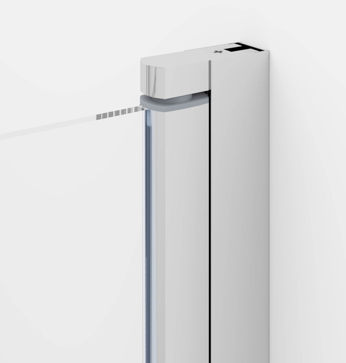 Sandefjord, Shower Enclosure, Chrome - 90 cm - MASTERSTORE - 8595677176322 - Shower Enclosure - 15 - 090 - 02 - 60 - 00 - 8595677176322