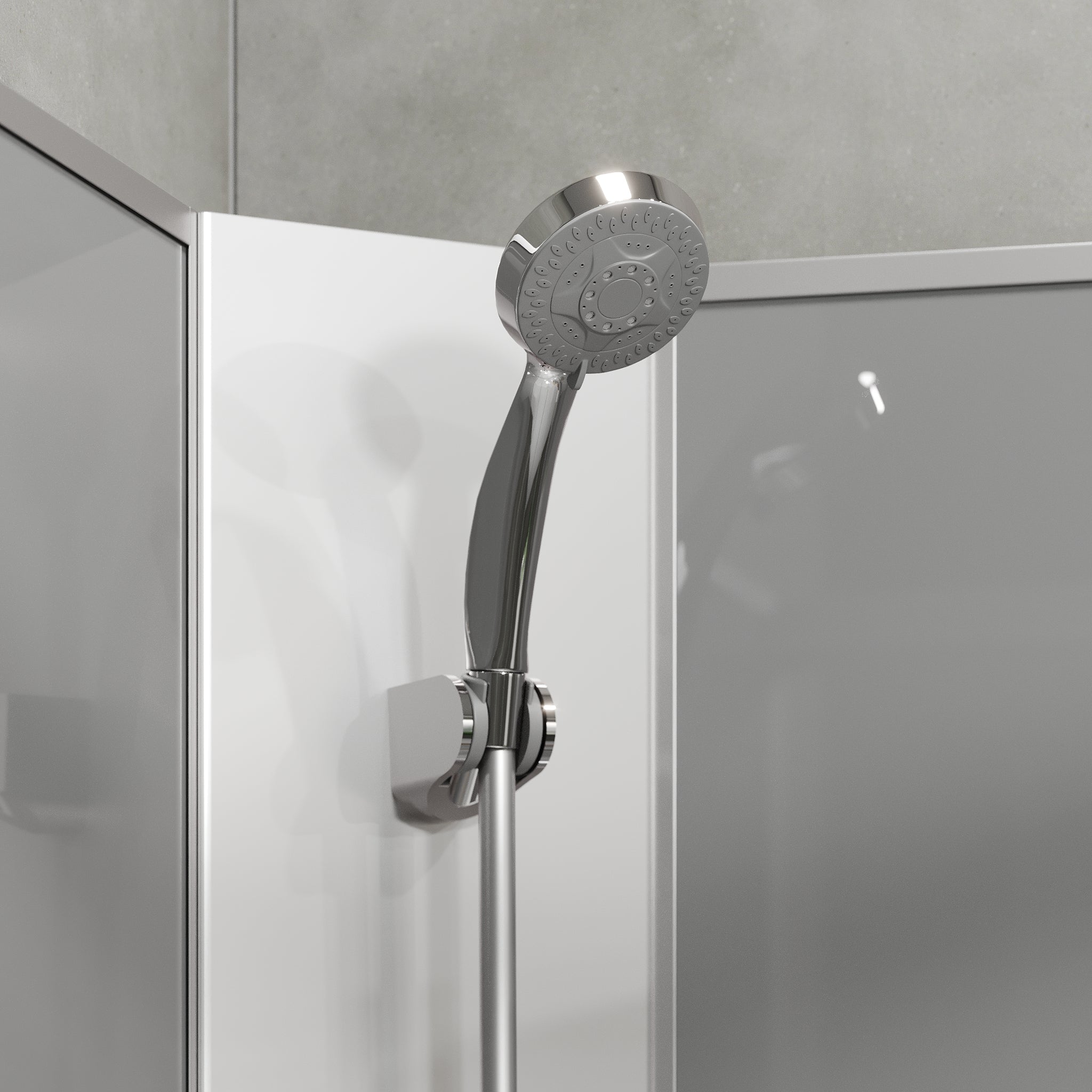 Austin duschkabin med satinprofil - Duschkabiner - BATH DELUXE - BASIC - 20 - 090 - 14 - 67 - 02 - BATHDELUXE SWEDEN