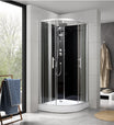 Gilleleje, Duschkabinset - Code, Svart Glas - 90 cm - Duschkabinset - Kod - BATH DELUXE - EXCLUSIVE - 20-909-01-52-00 - BATHDELUXE SWEDEN