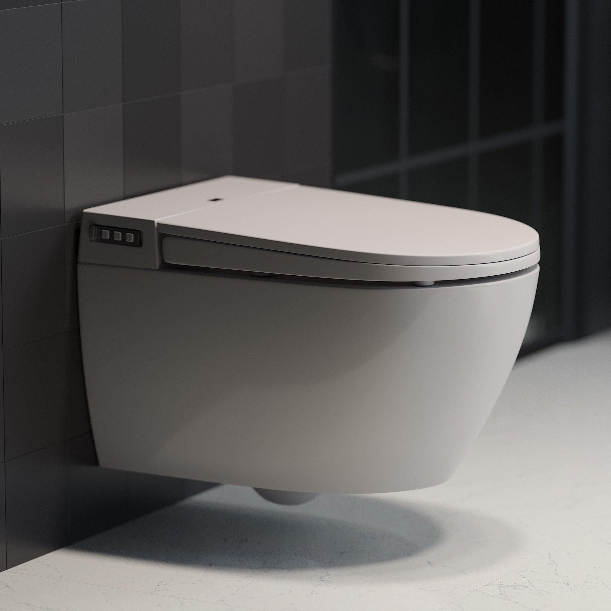 Tisvildeleje Elektronisk Vägghängd Duschtoalett "Japansk toalett" - Elektriska toaletter - BATH DELUXE - EXCLUSIVE - 21 - 040 - 02 - 11 - 07 - BATHDELUXE SWEDEN