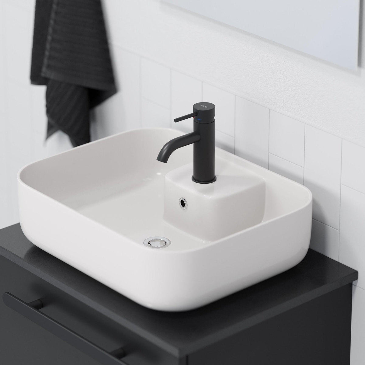 Dragør, Mixer - Wash Basin, Black Mat - 5 cm - MASTERSTORE - 8595677128628 - Mixer - Wash Basin - 28 - 005 - 01 - 02 - 04 - 8595677128628