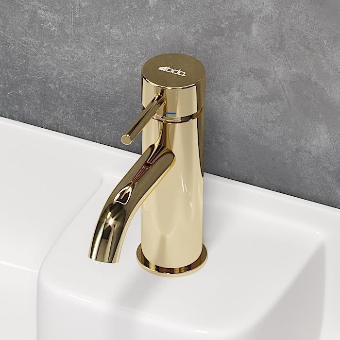 Dragør, Mixer - Wash Basin, Brass Shiny - 5 cm - MASTERSTORE - 8595677128635 - Mixer - Wash Basin - 28 - 005 - 01 - 64 - 04 - 8595677128635