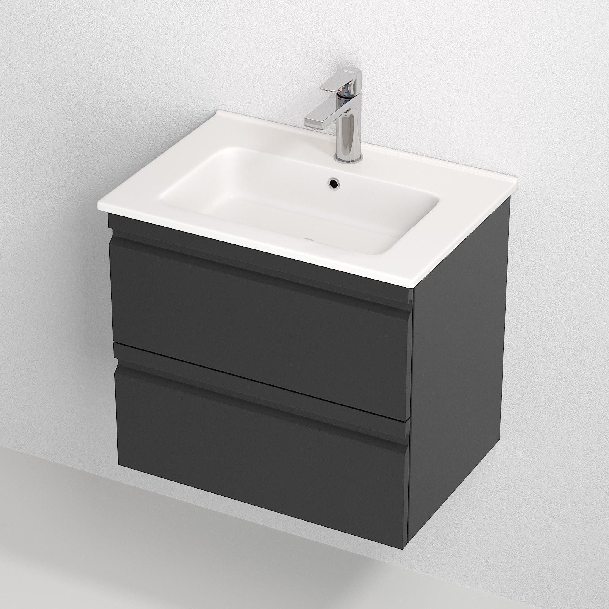 Næsby, Blandare - Tvättställ, Svart Matta - 5 cm - Blandare - Tvättställ - BATH DELUXE - EXCLUSIVE - 28-005-04-02-04 - BATHDELUXE SWEDEN