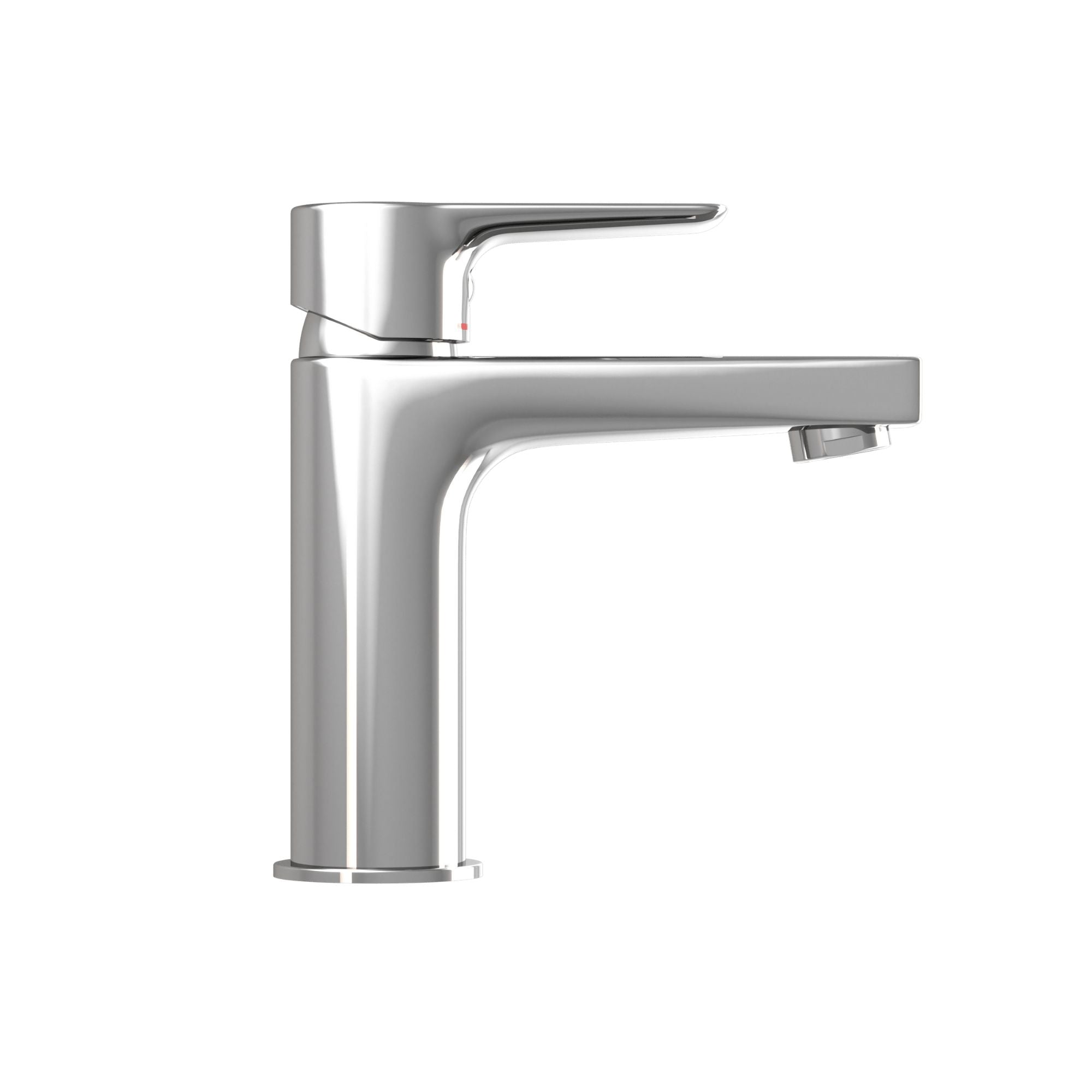 Square washbasin faucet 15.9 cm - chrome - Næsby - MASTERSTORE - 8595677128642 - Washbasin Mixers - 28-005-04-60-04 - 8595677128642