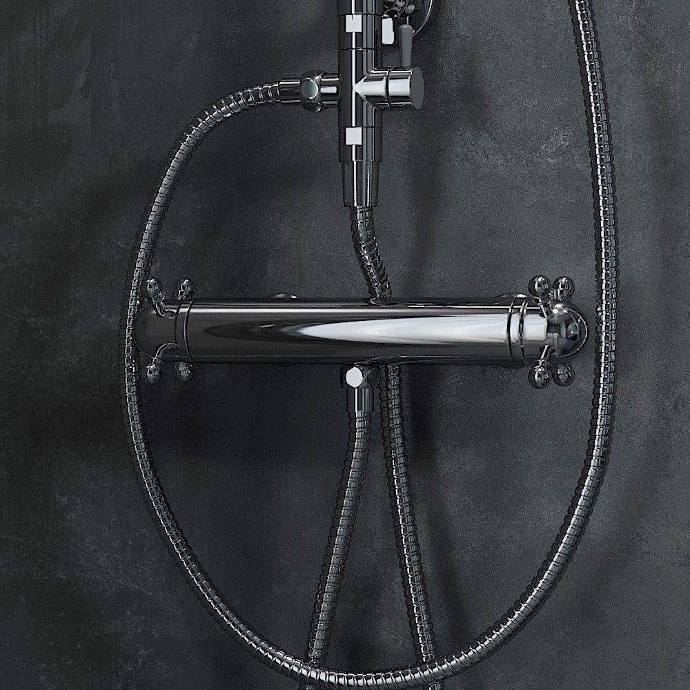 Ærøskøbing, Blandare - Dusch, Mässing - 27,6 cm - Blandare - Dusch - BATH DELUXE - EXCLUSIVE - 28-015-03-64-00 - BATHDELUXE SWEDEN