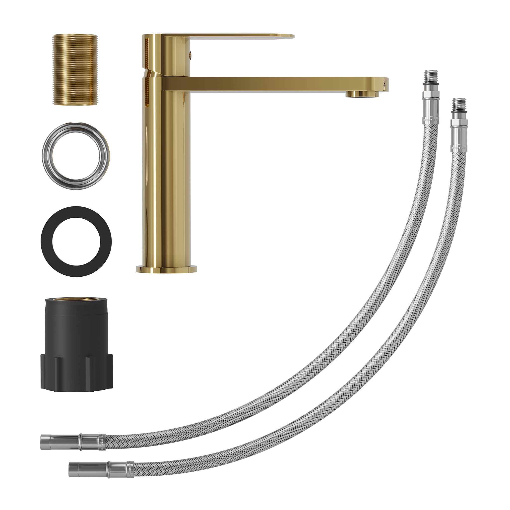 Tårnby, Mixer - Wash Basin, Brass Shiny - 3,5 cm - MASTERSTORE - 8595677184419 - Mixer - Wash Basin - 28 - 017 - 02 - 64 - 02 - 8595677184419